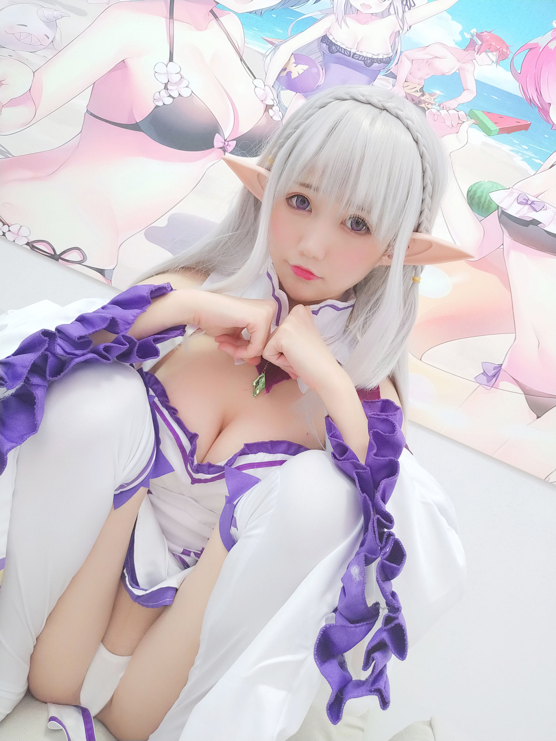 NAGISA魔物喵 自摄系列 No.005 艾米莉亚 Cosplay-第35张