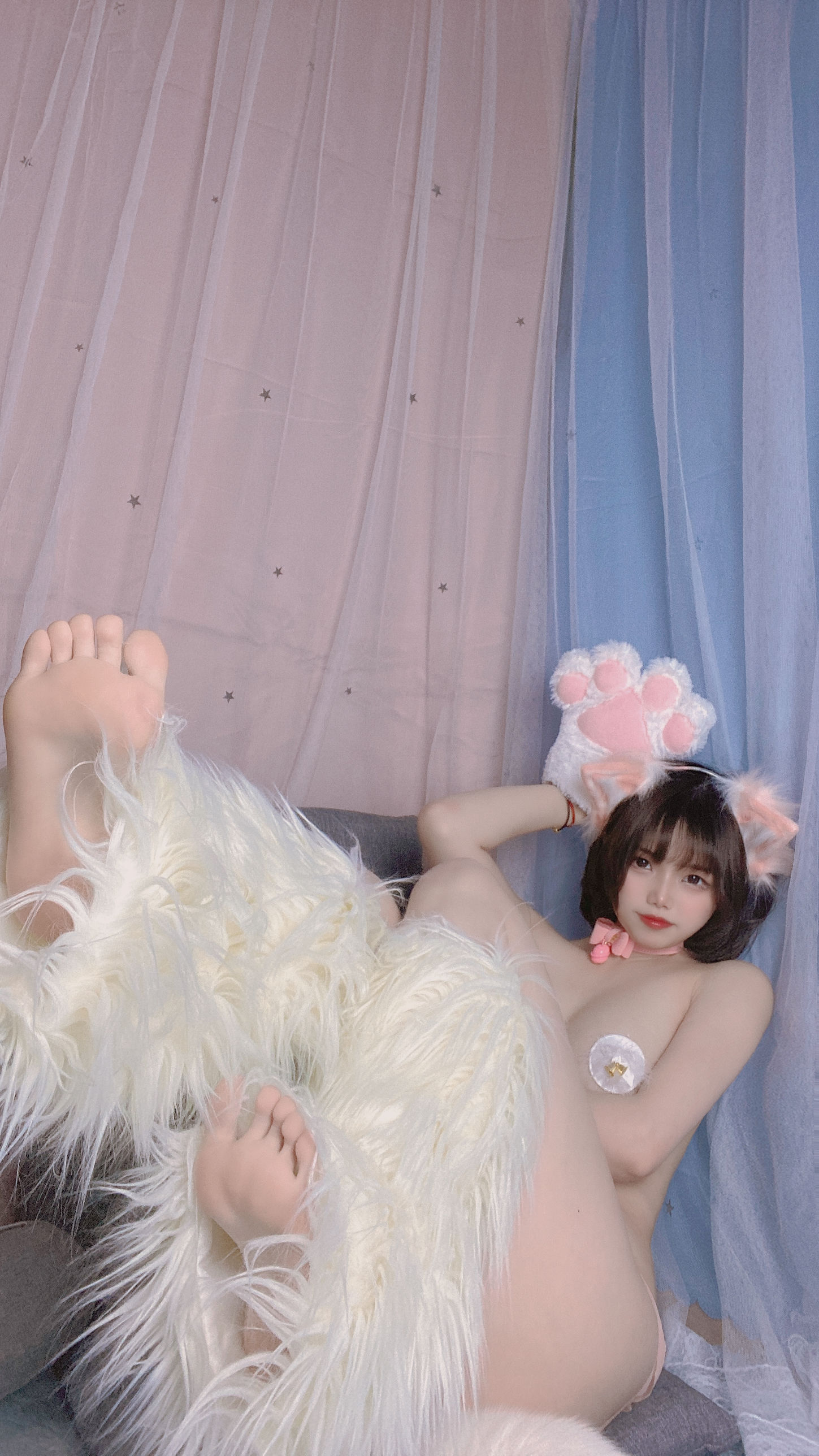 七月喵子 – 猫咪 Cosplay-第51张