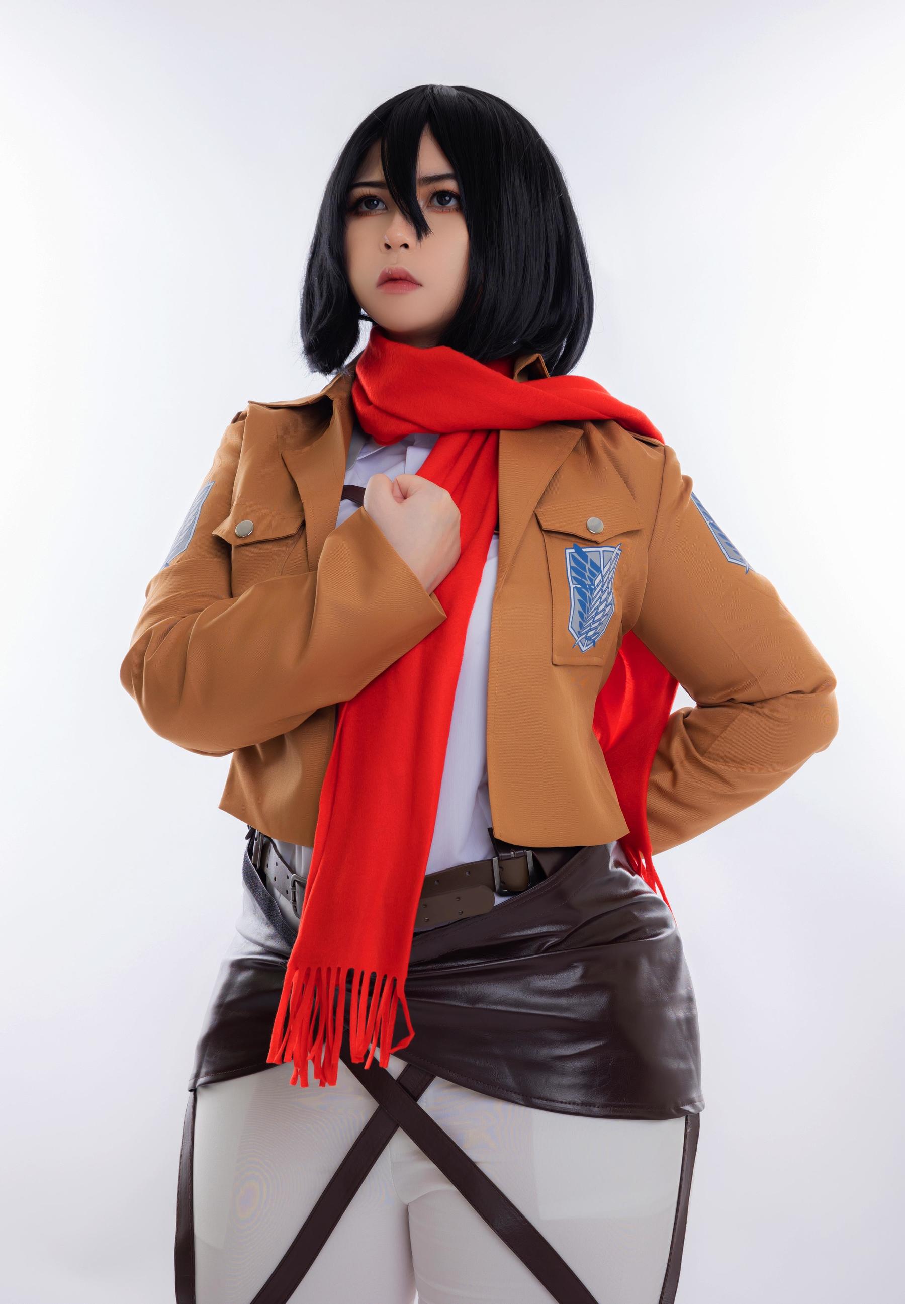 Uy Uy – Mikasa Cosplay-第37张