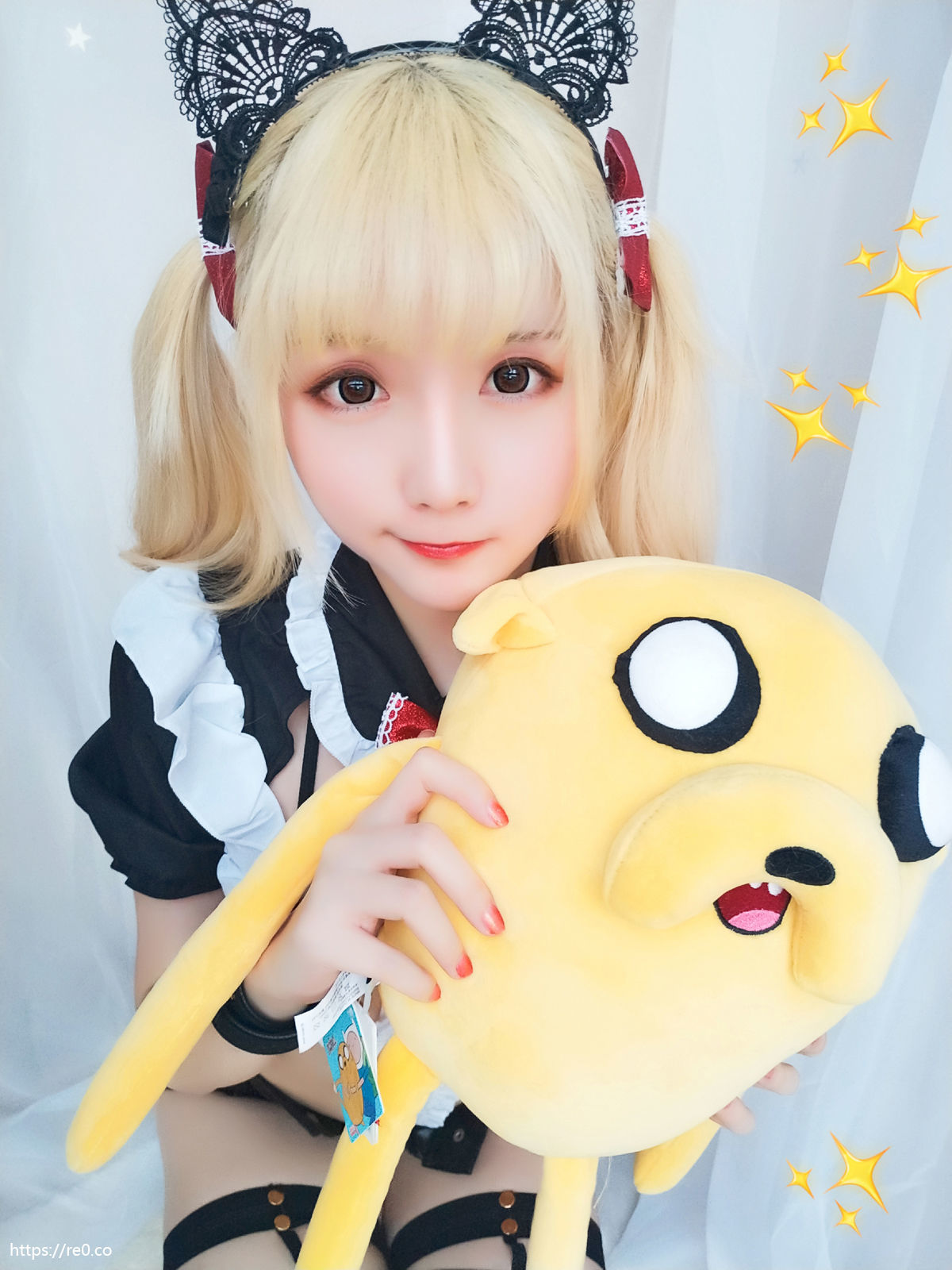 [萝莉COS] 星之迟迟 VOL.04 元气女仆包 Cosplay-第37张