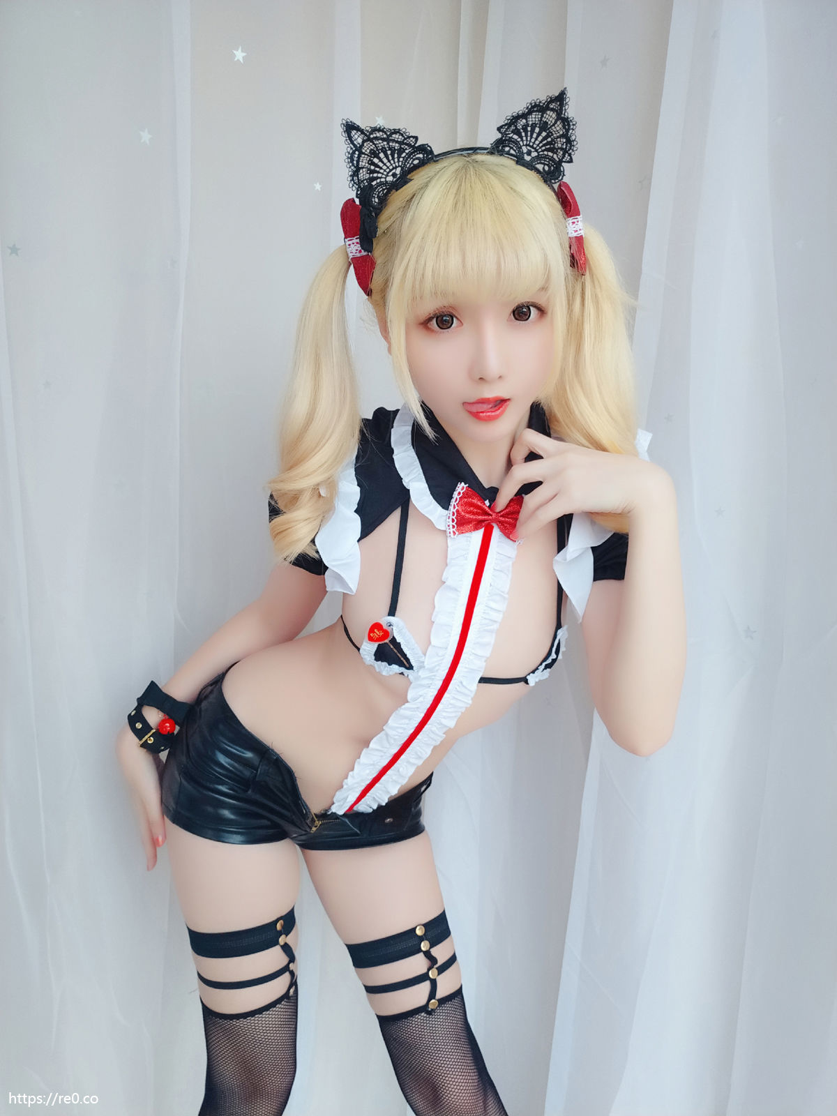 [萝莉COS] 星之迟迟 VOL.04 元气女仆包 Cosplay-第31张