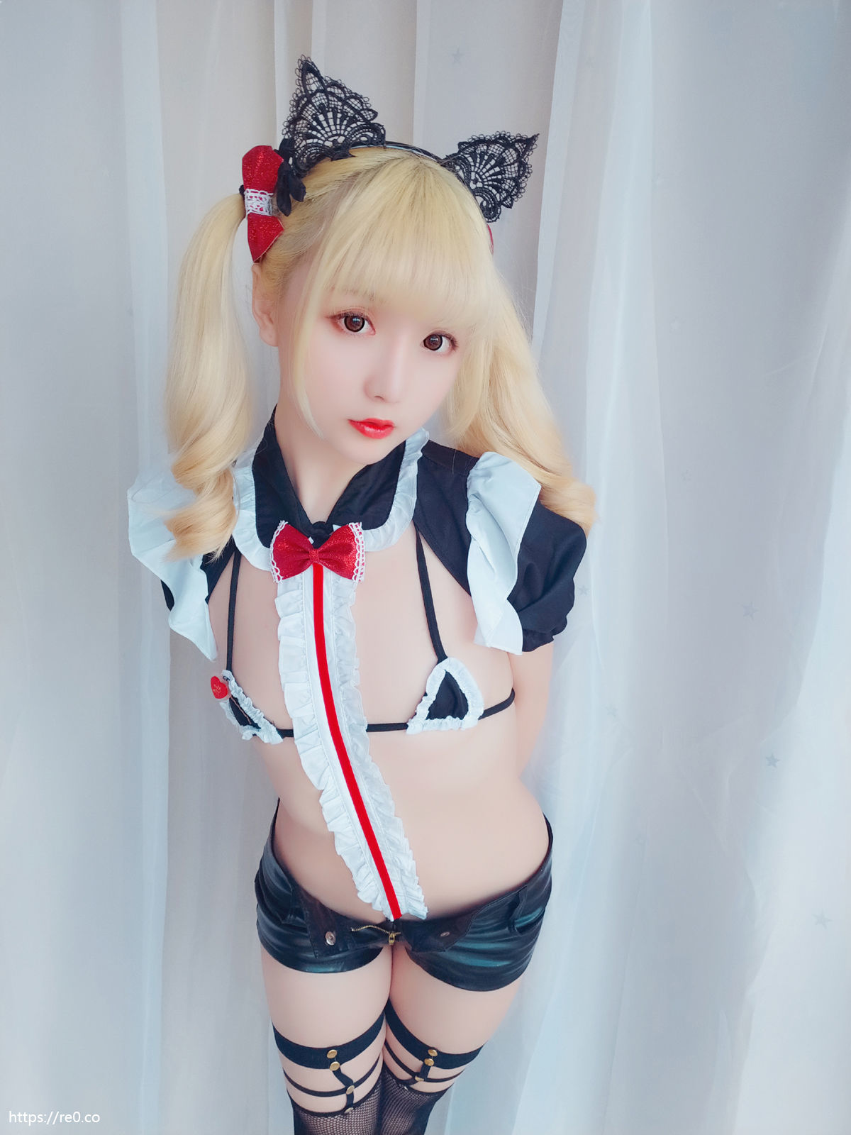 [萝莉COS] 星之迟迟 VOL.04 元气女仆包 Cosplay-第28张