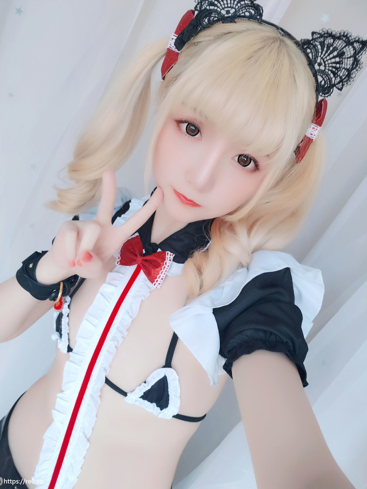 [萝莉COS] 星之迟迟 VOL.04 元气女仆包 Cosplay-第33张