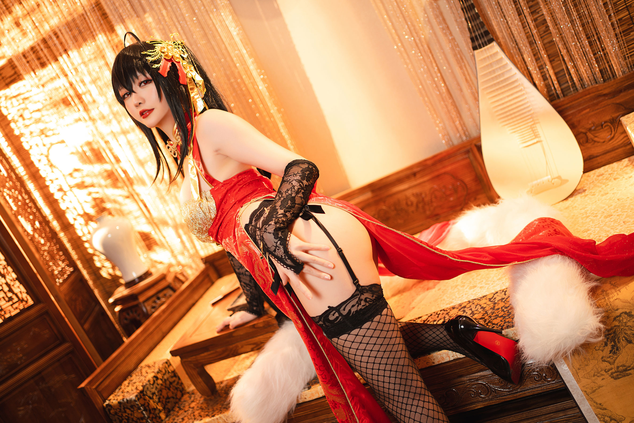 Coser小姐姐星之迟迟 – 大凤 凤鸣春晓 Cosplay-第50张