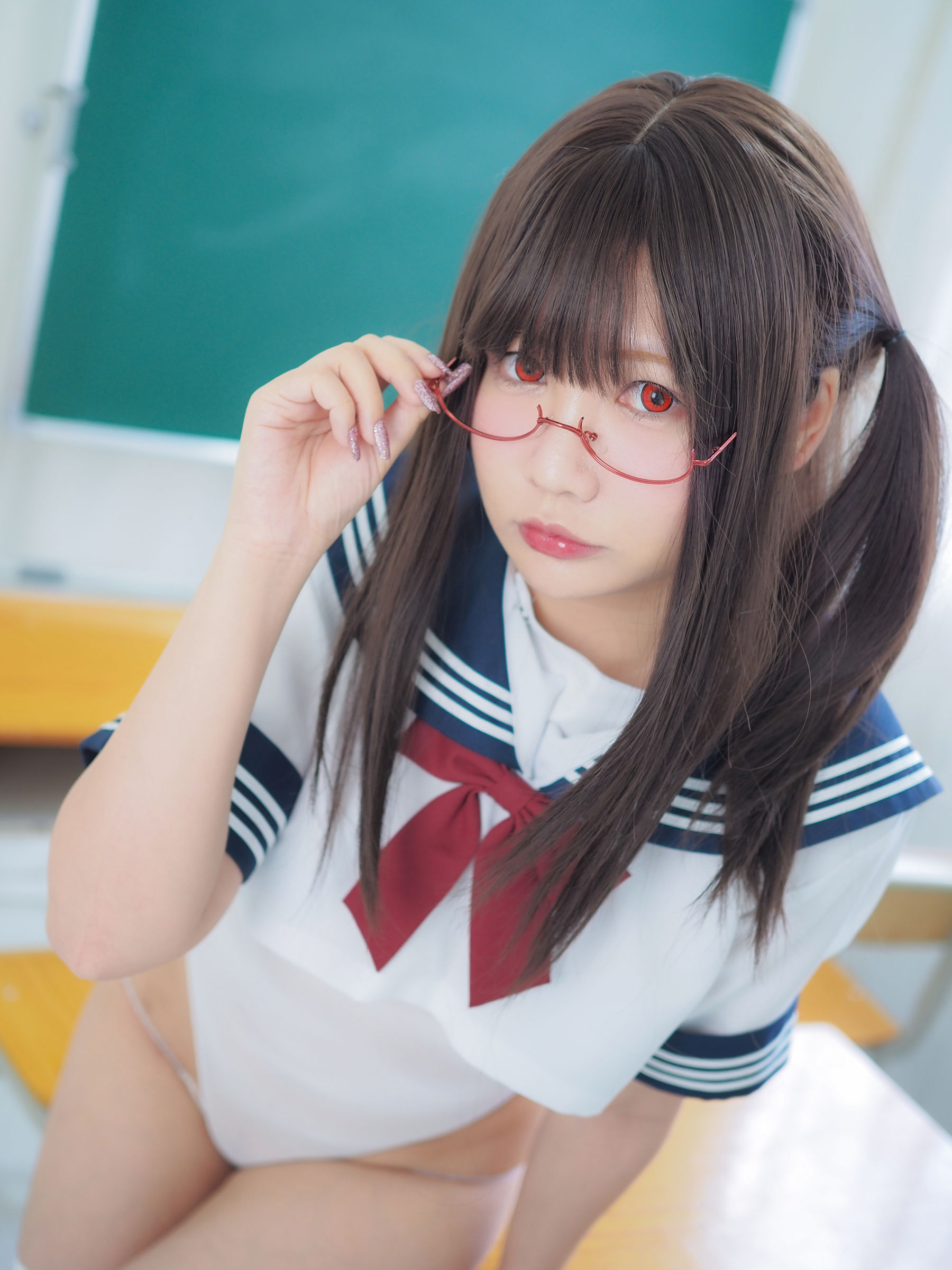 [銘銘Kizami] – JK水手服 Cosplay-第93张