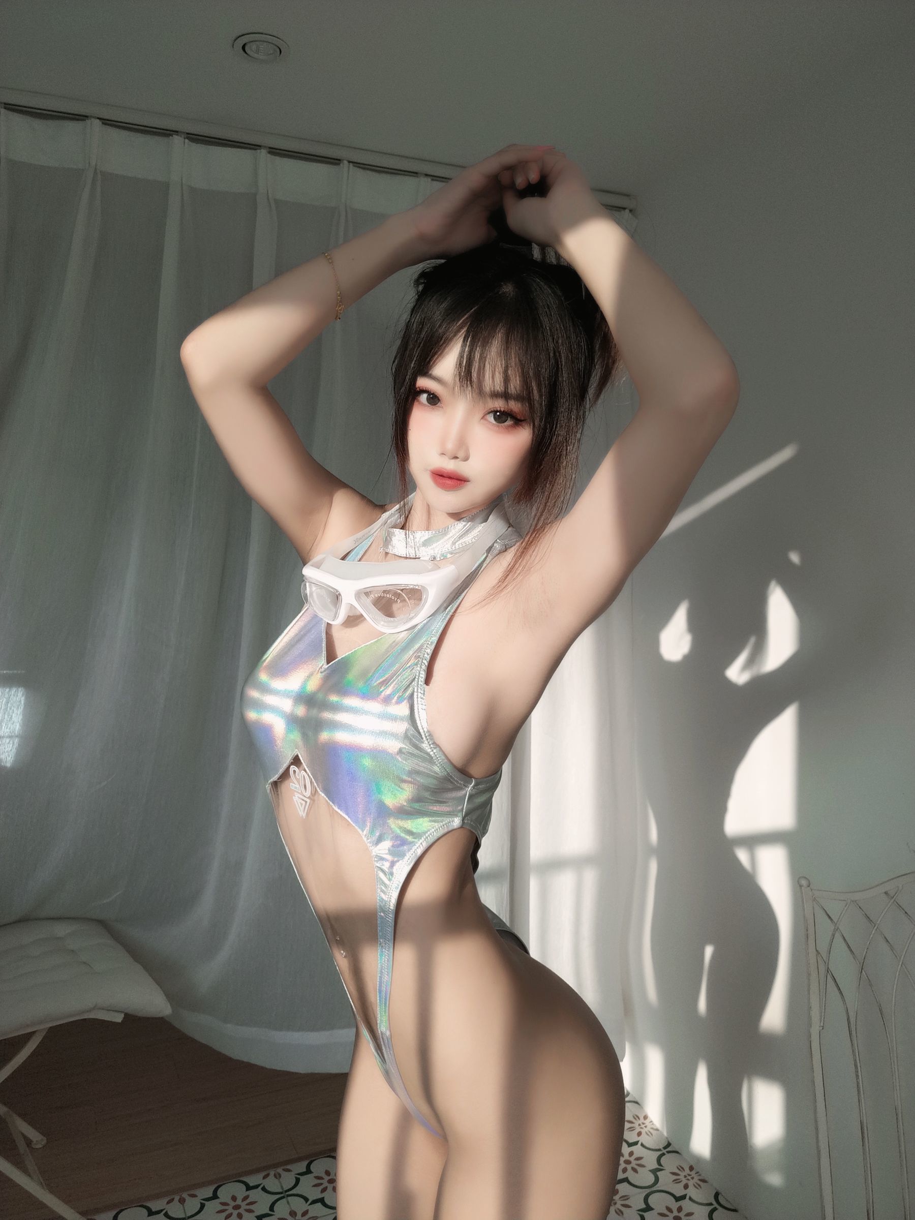 白嫩美少女鬼畜瑶 – 镭射竞泳 Cosplay-第25张