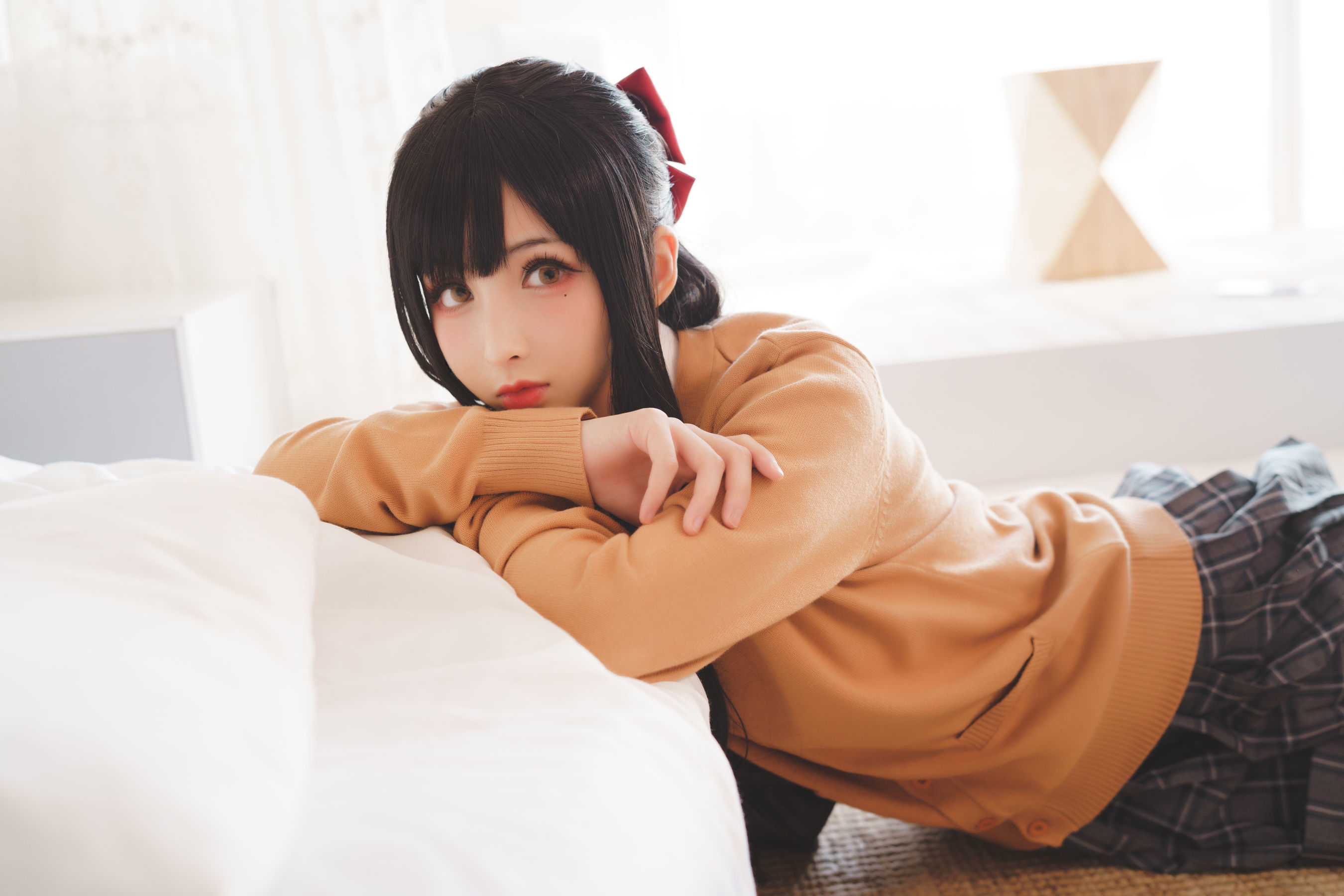 COS福利rioko凉凉子 – 放课后的学姐 Cosplay-第40张