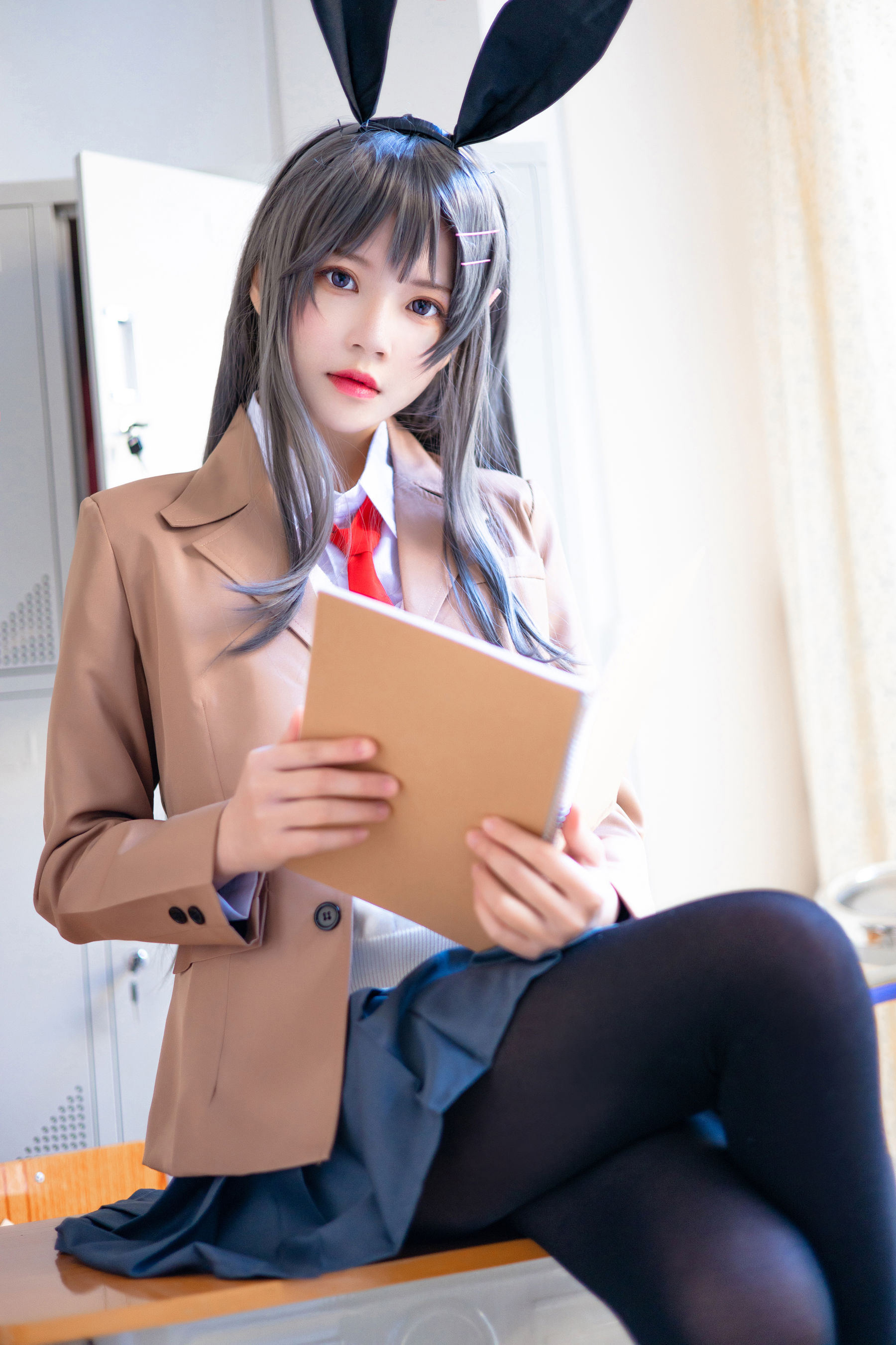 桜桃喵 – 麻衣JK Cosplay-第35张