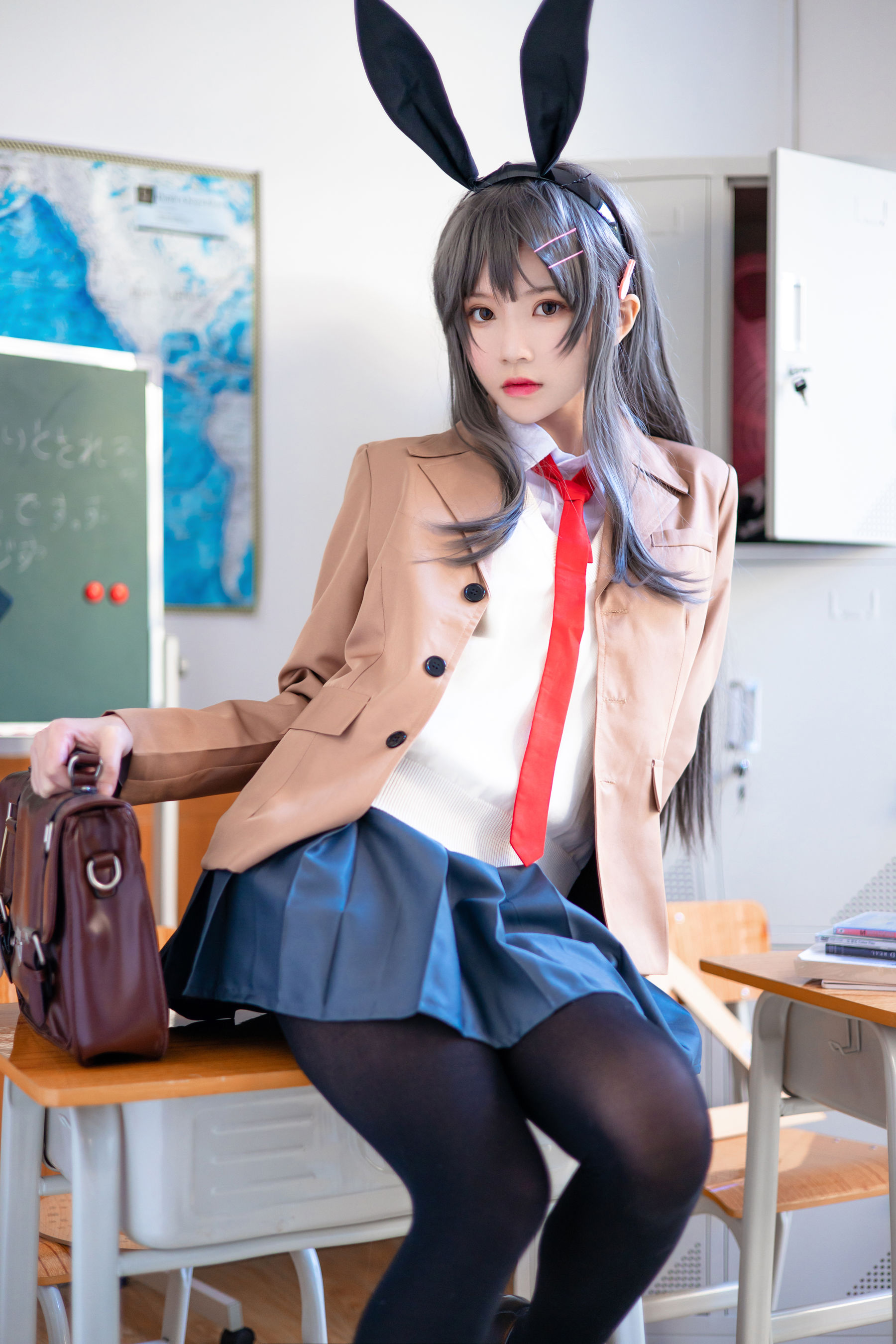 桜桃喵 – 麻衣JK Cosplay-第34张