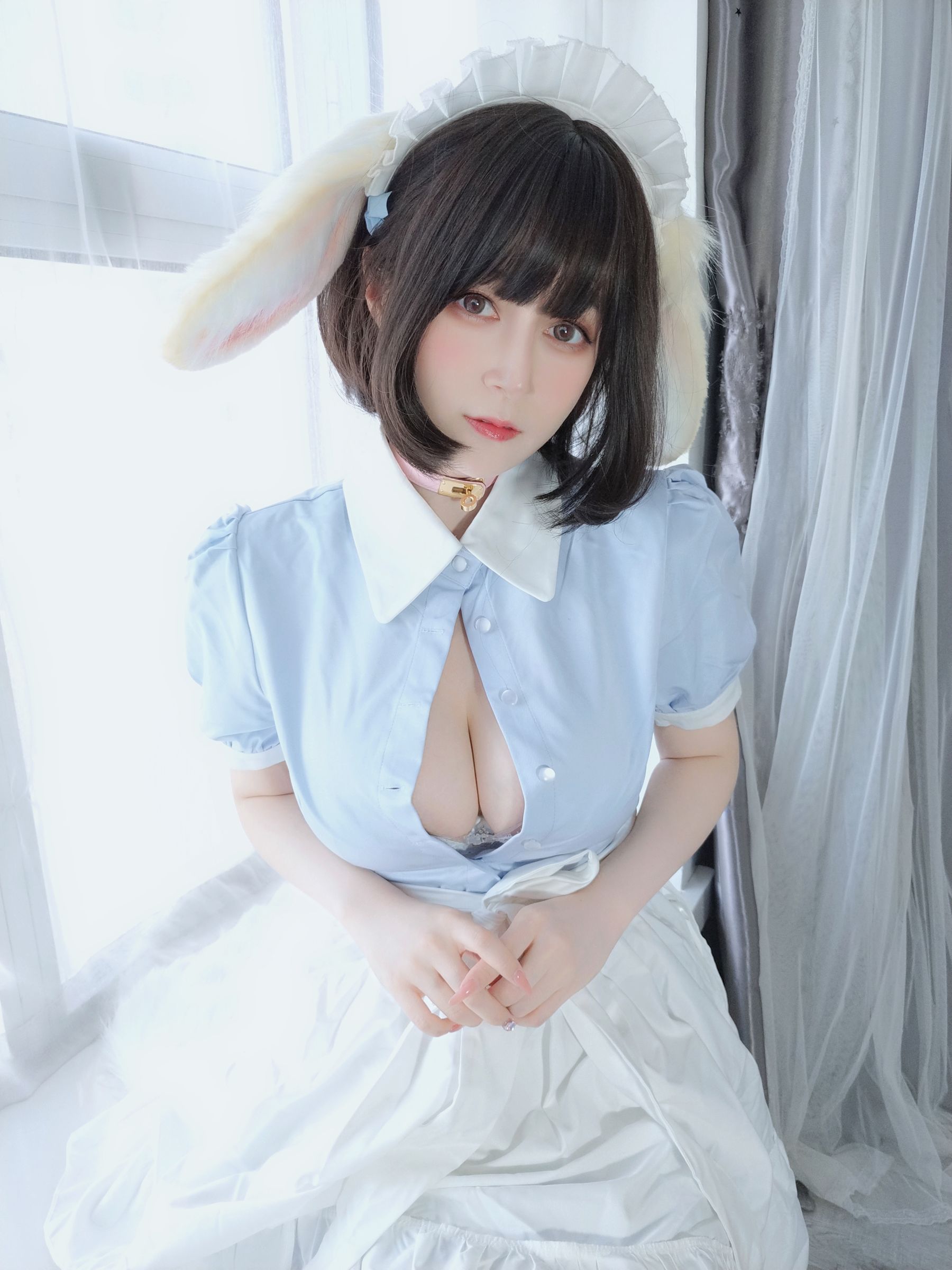 Coser小姐姐白银 – 兔女仆 Cosplay-第114张