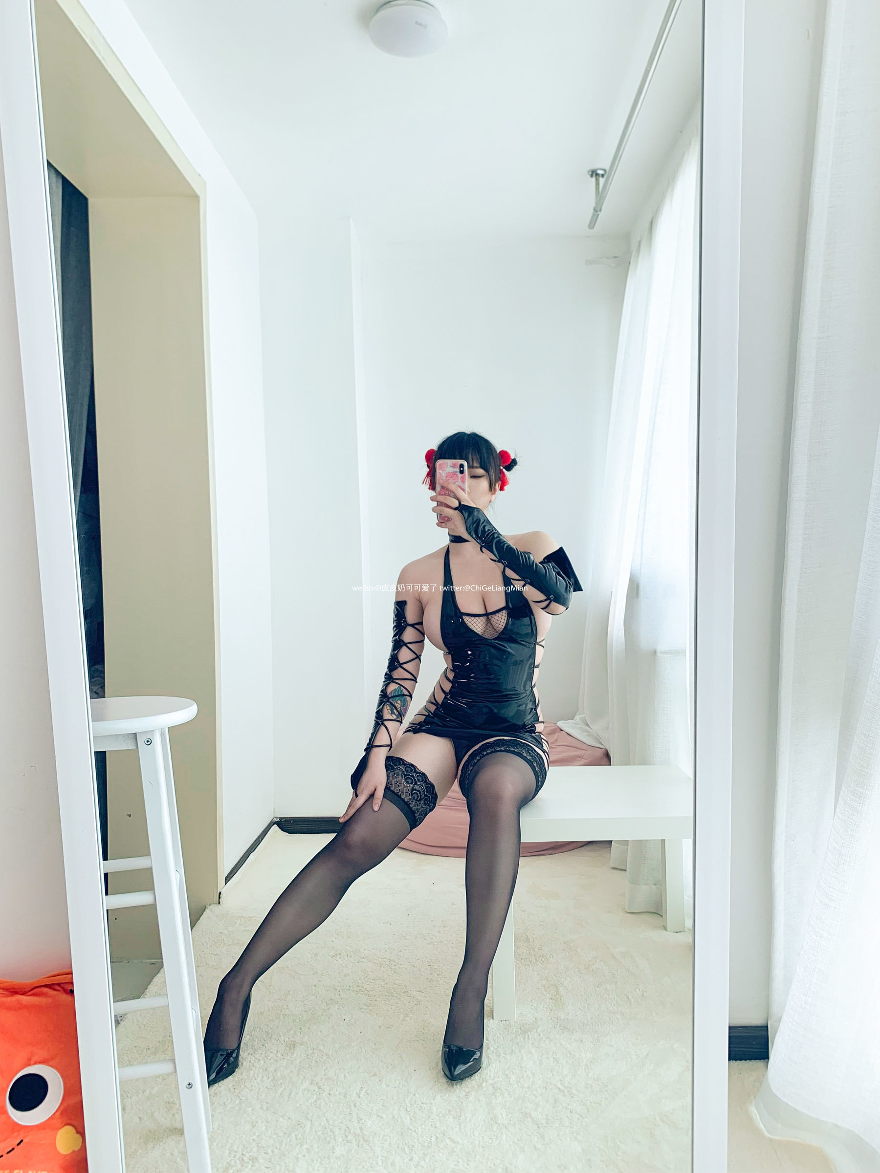 皮皮奶可可爱了啦 忍者皮衣 Cosplay-第41张