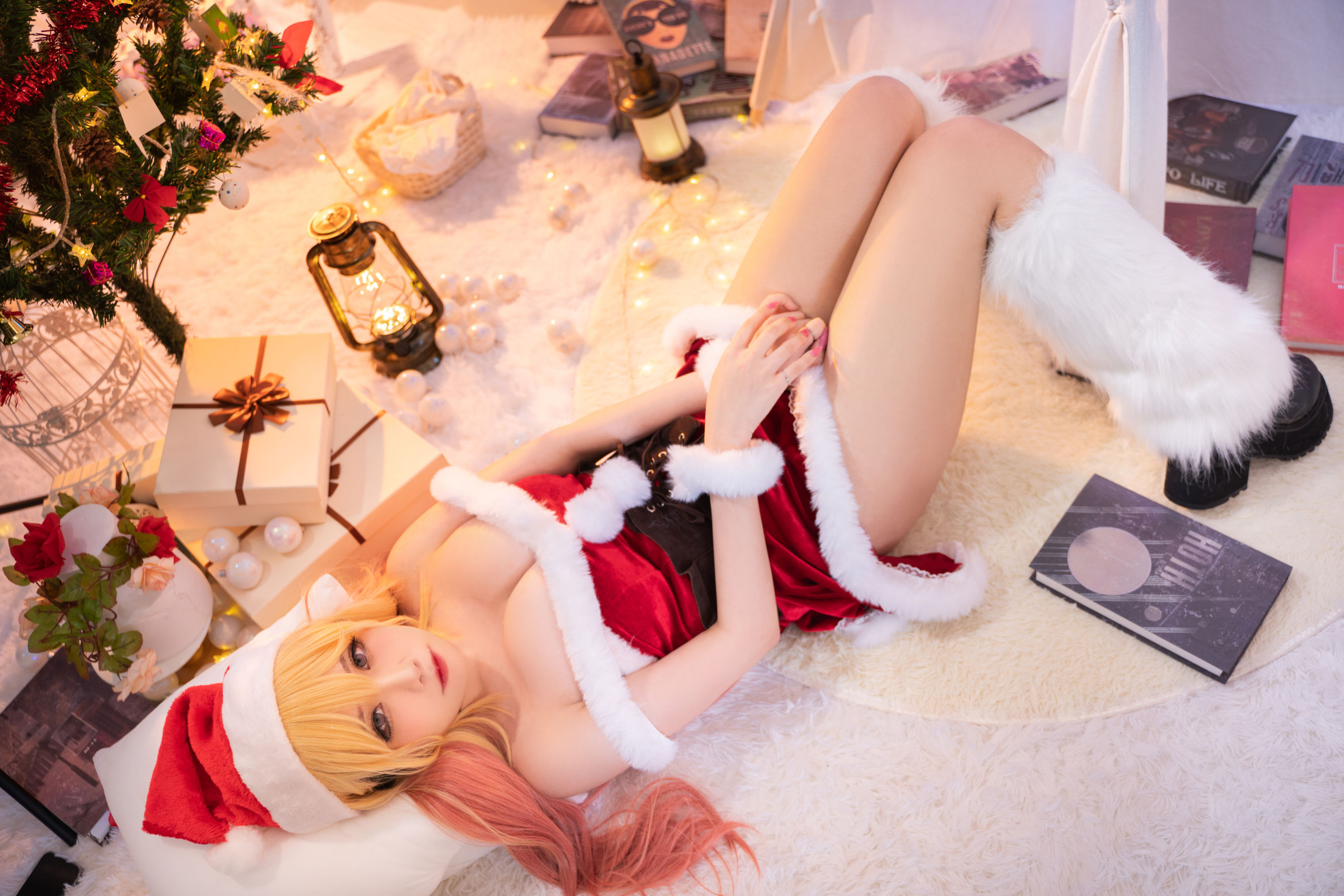 贞子蜜桃 – 喜多川夢海 圣诞 Cosplay-第39张