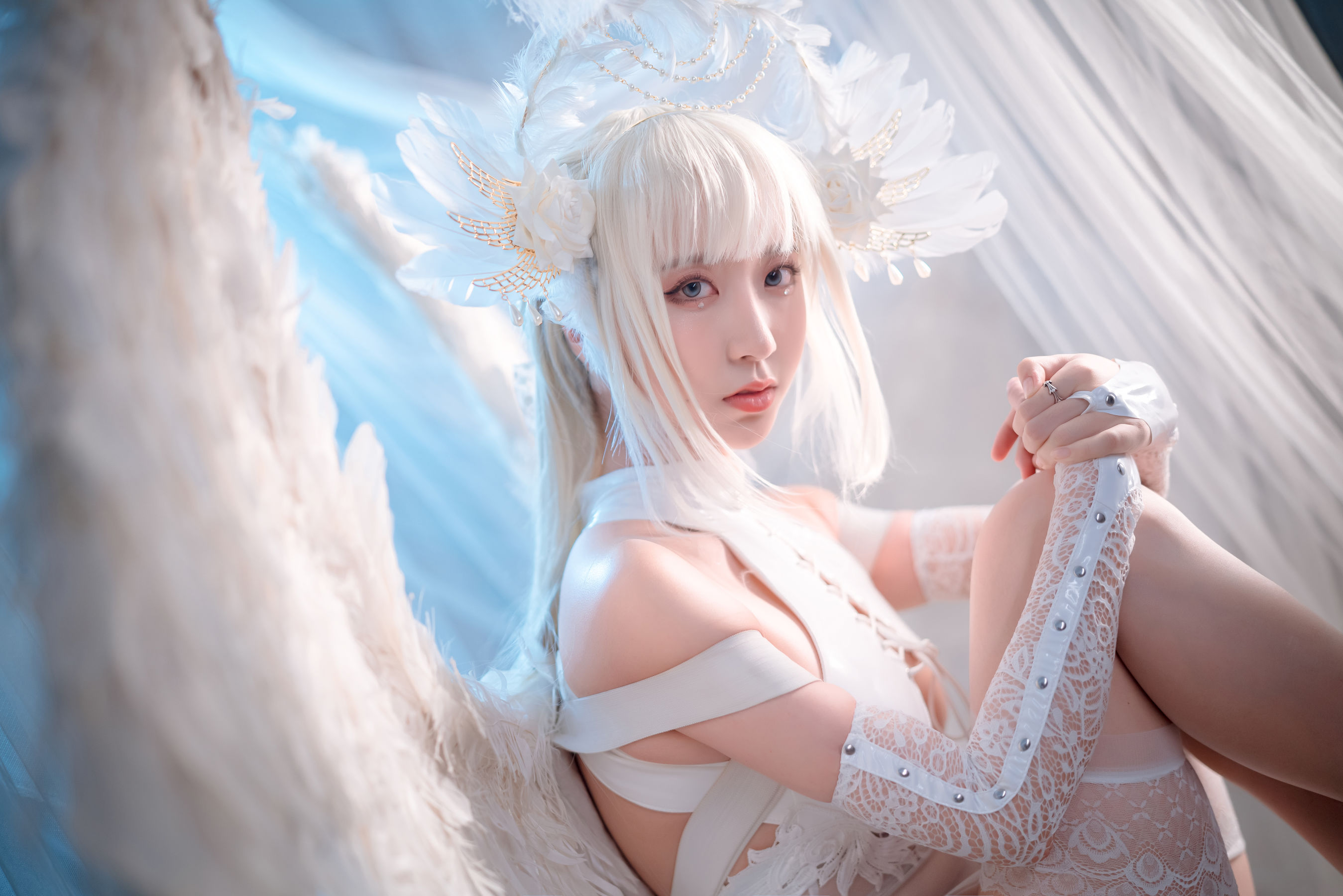 人气Coser黑川 – 天使 Cosplay-第44张