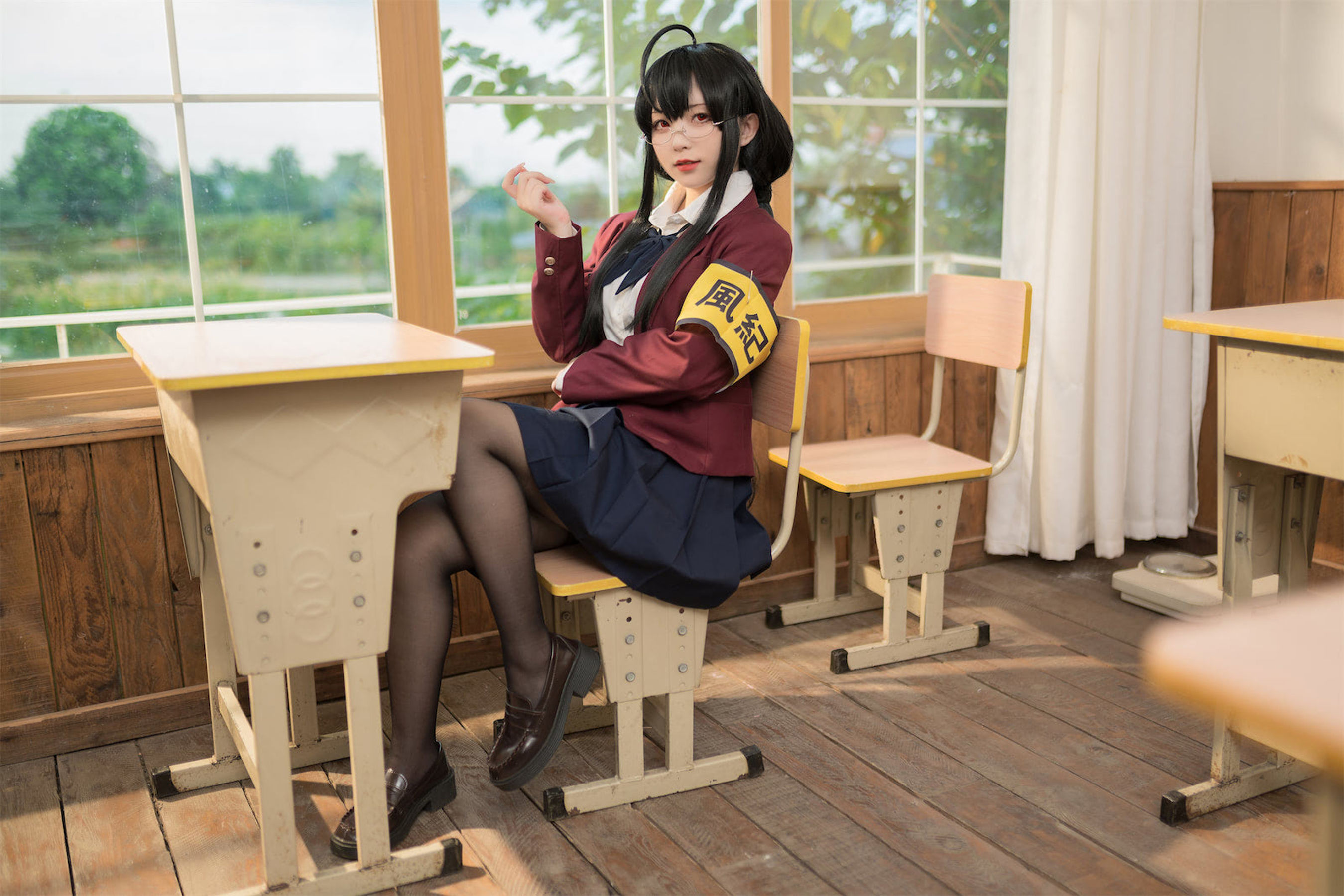 花铃 – 大凤JK放学后风纪委员 Cosplay-第50张