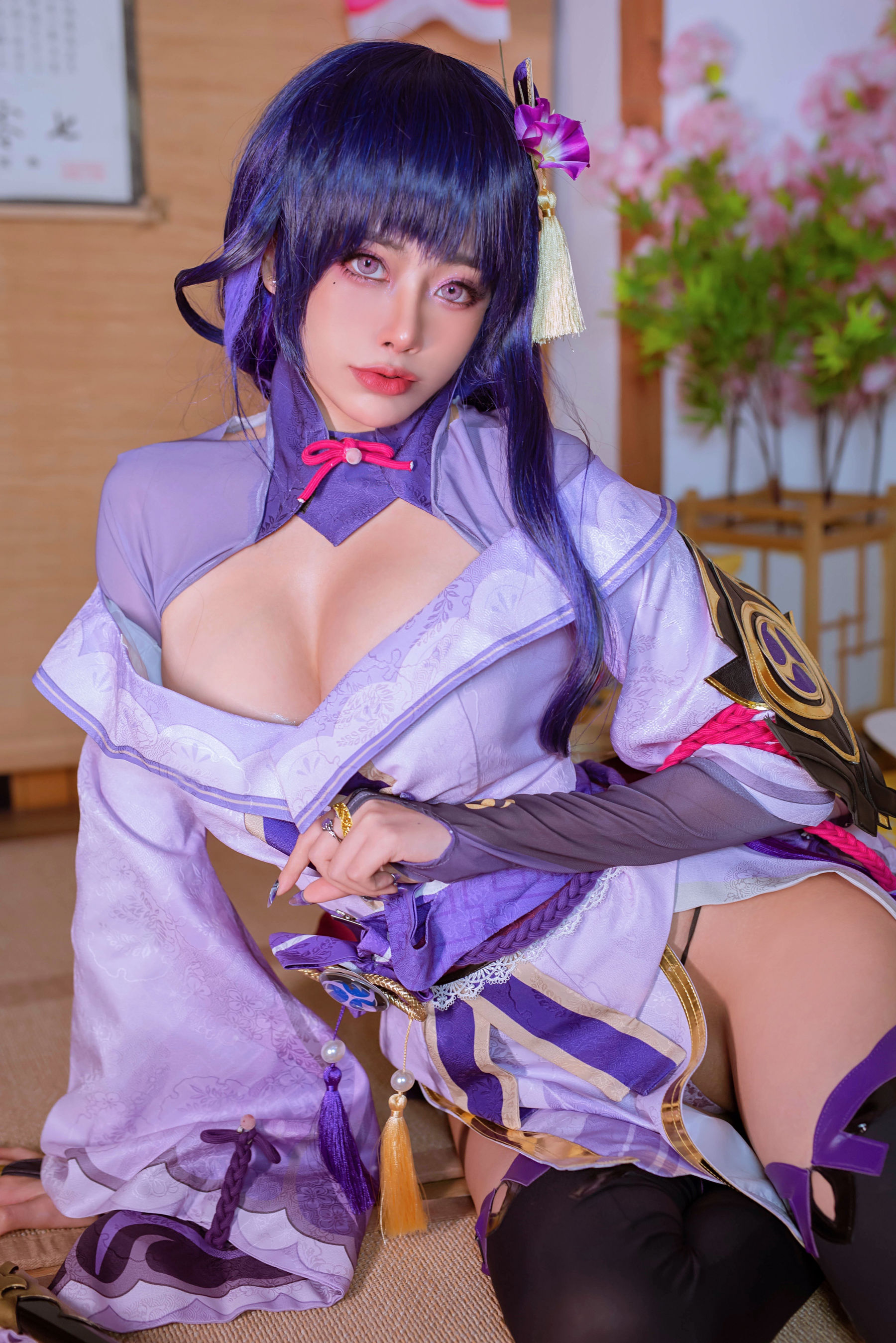 日本性感萝莉Byoru – Raiden Shogun Cosplay-第51张