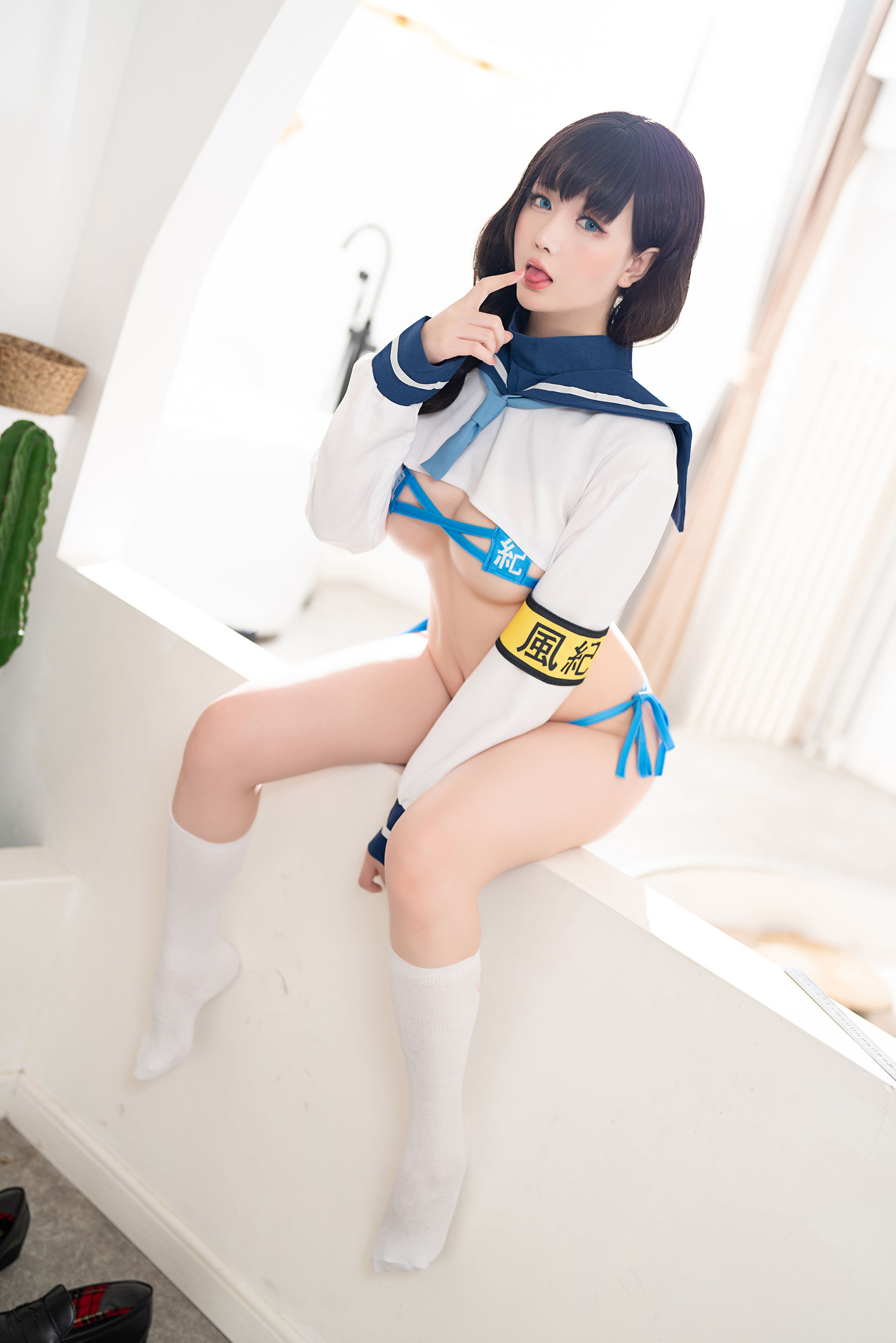Coser小姐姐星之迟迟 – 风纪委员 Cosplay-第82张