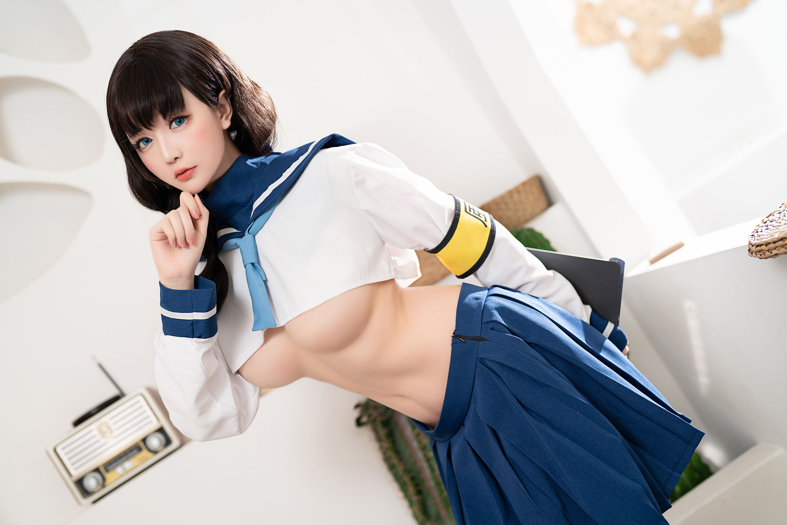 Coser小姐姐星之迟迟 – 风纪委员 Cosplay-第31张