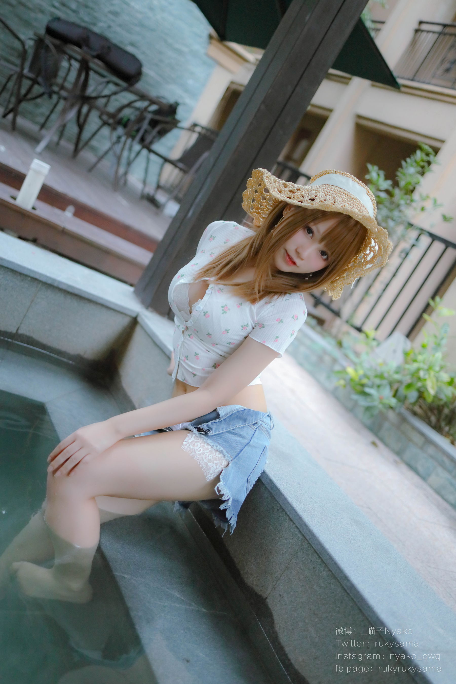 萌妹子Nyako喵子 – 温泉旅行 Cosplay-第43张