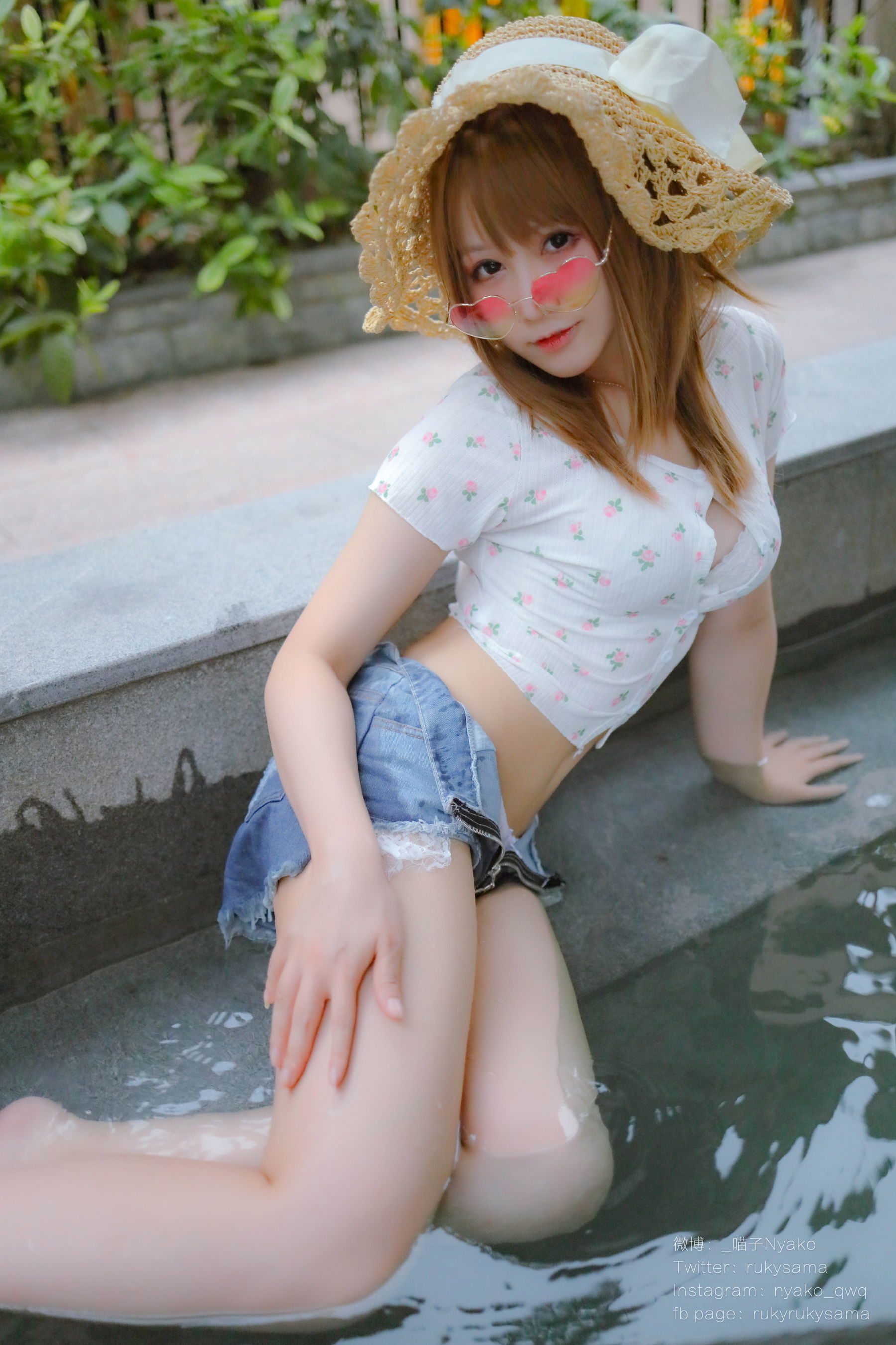 萌妹子Nyako喵子 – 温泉旅行 Cosplay-第53张
