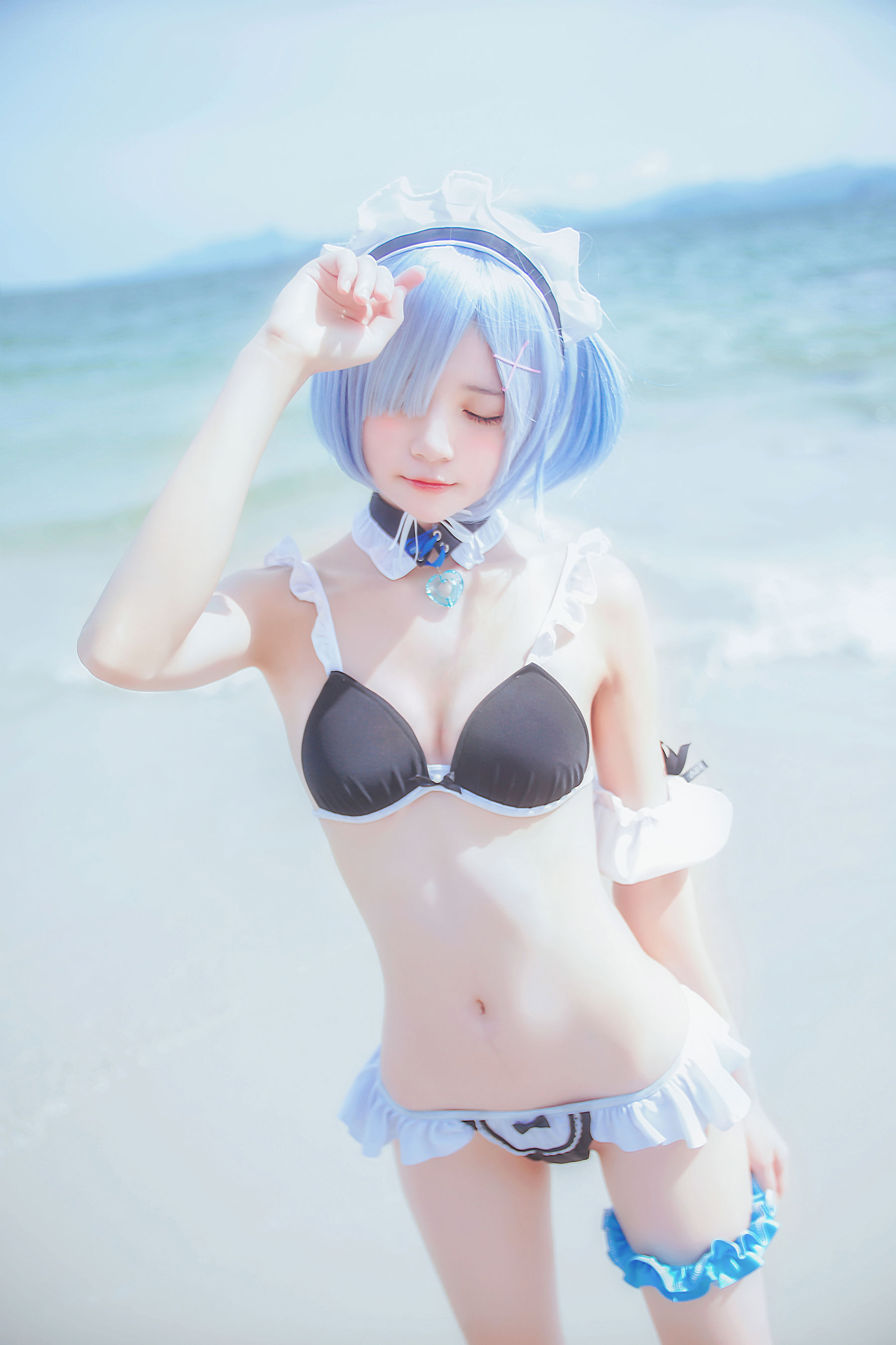 桜桃喵《蕾姆COS》 Cosplay-第45张