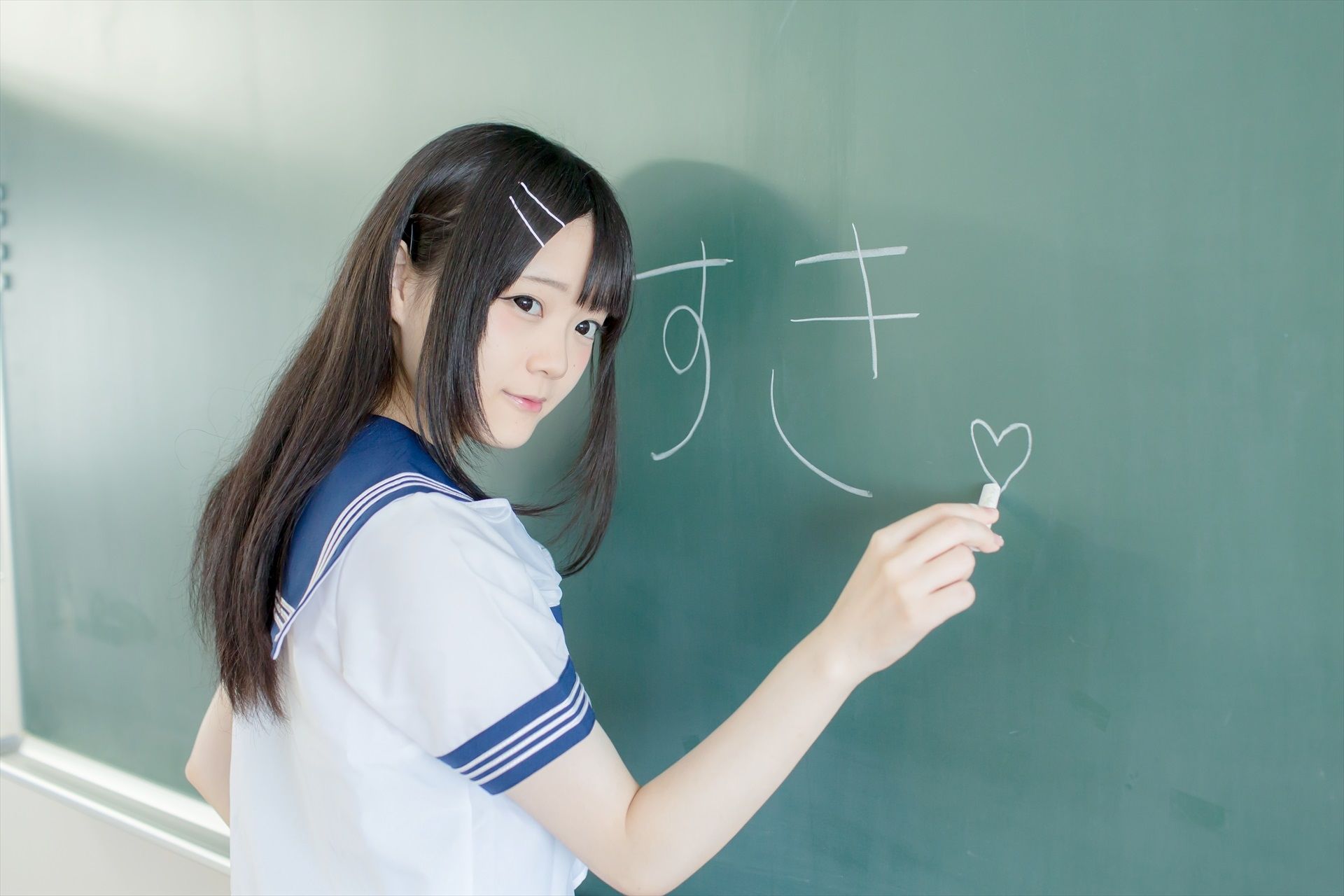 [まきろん。]君夏 – 君と僕の夏休み 紺スク Cosplay-第71张