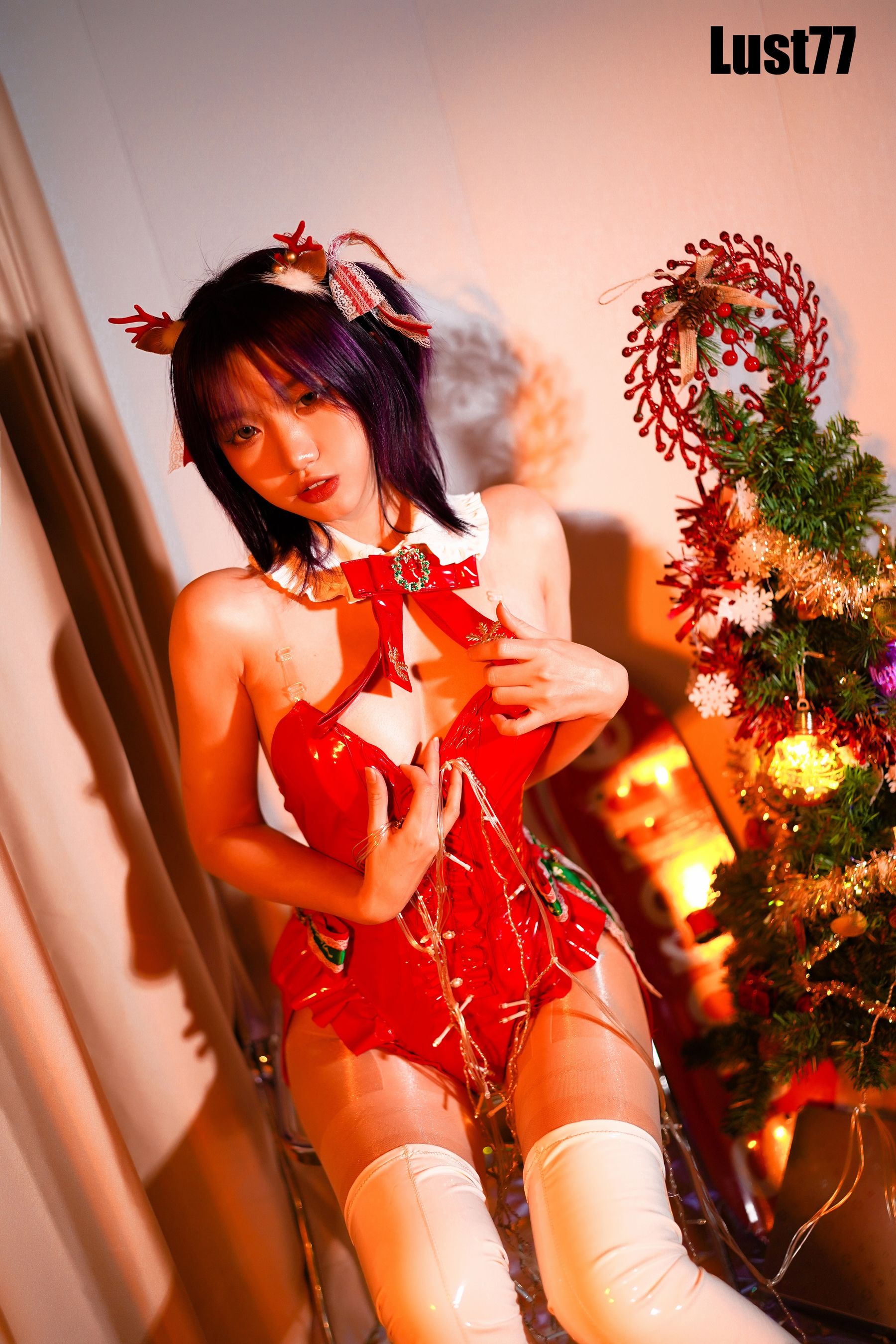 动漫博主柒柒要乖哦 – 2021圣诞2 Cosplay-第41张