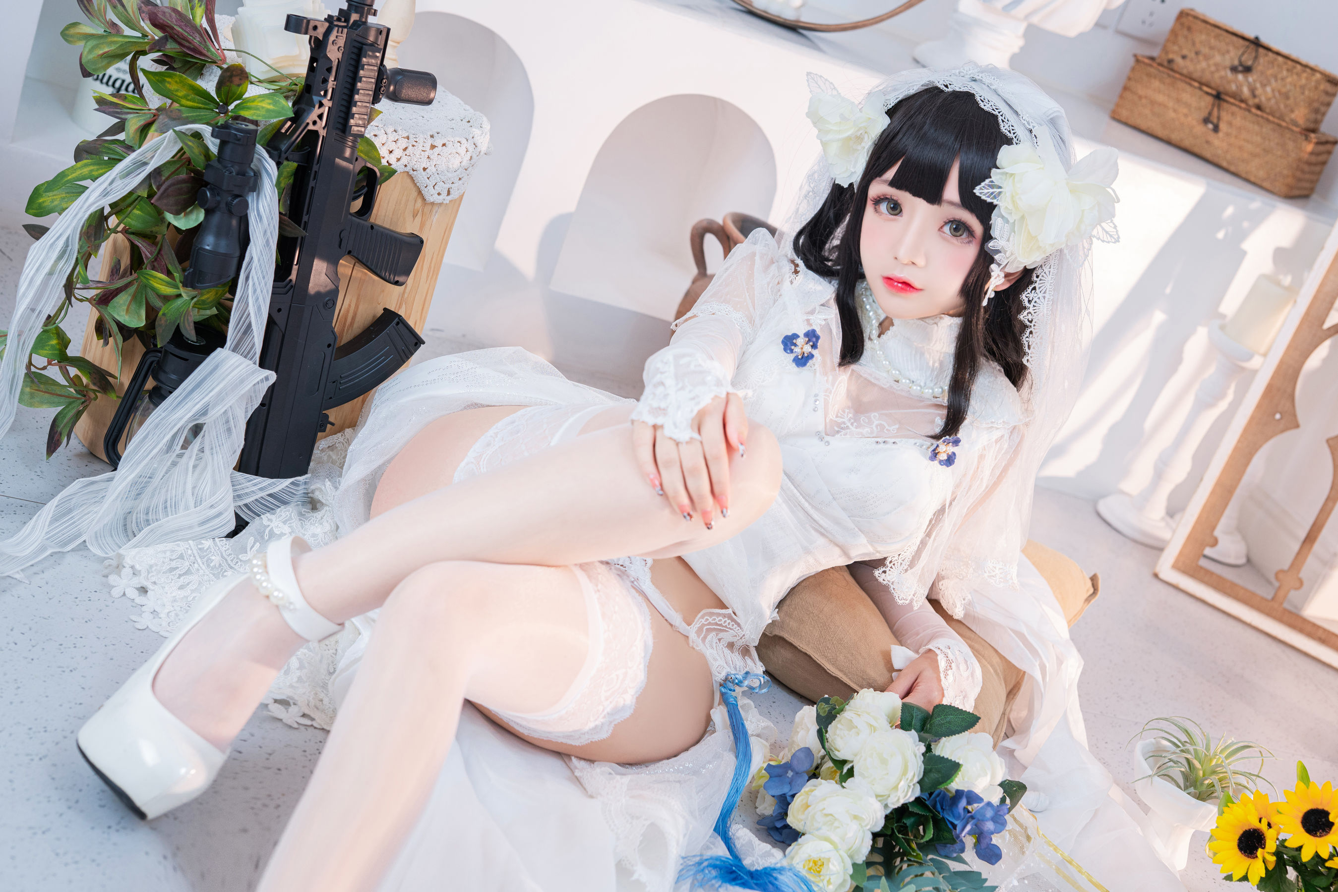 Cosplay日奈娇 – 95式婚纱 Cosplay-第29张