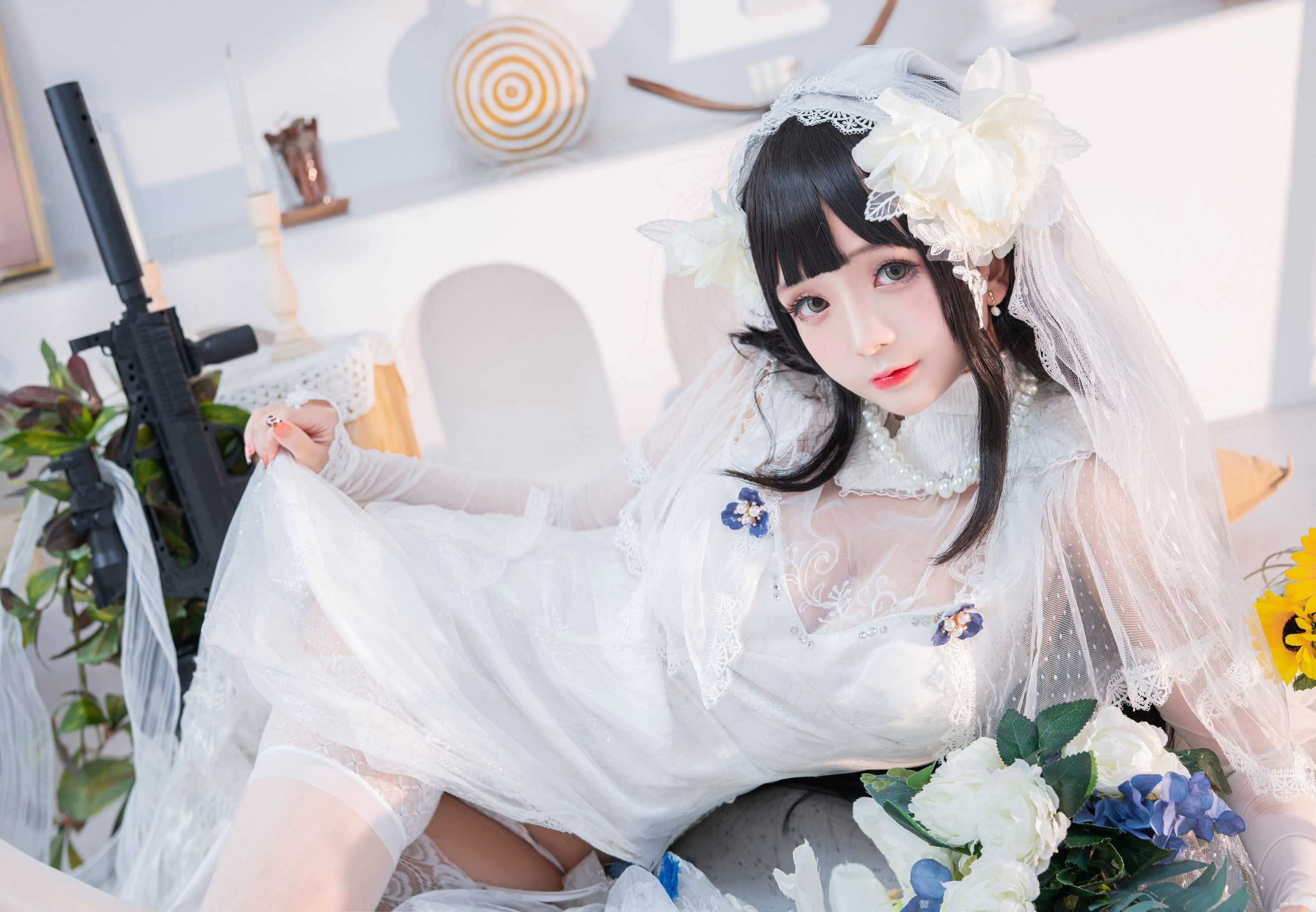 Cosplay日奈娇 – 95式婚纱 Cosplay-第30张