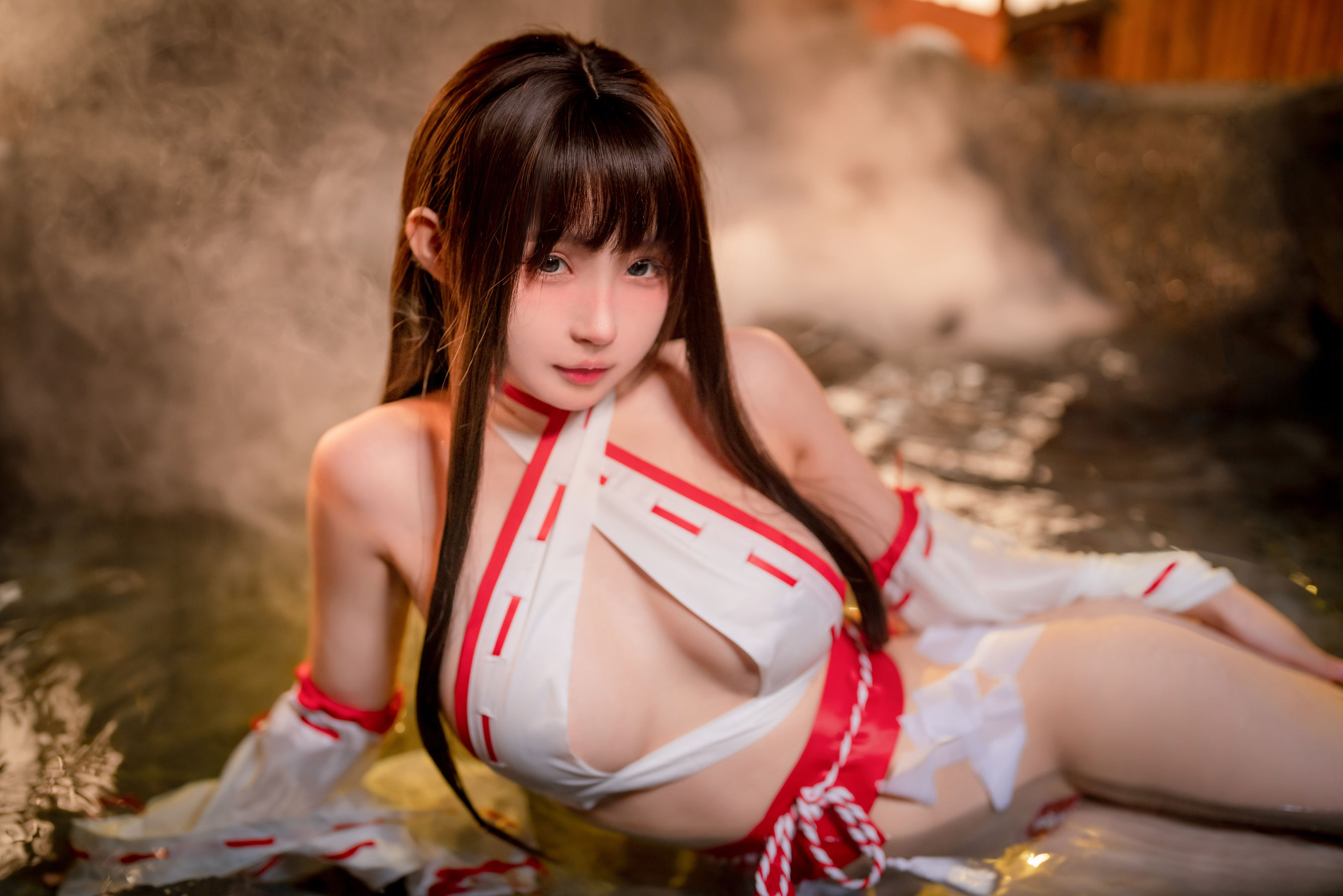 桜井宁宁 – 纯洁巫女 Cosplay-第44张