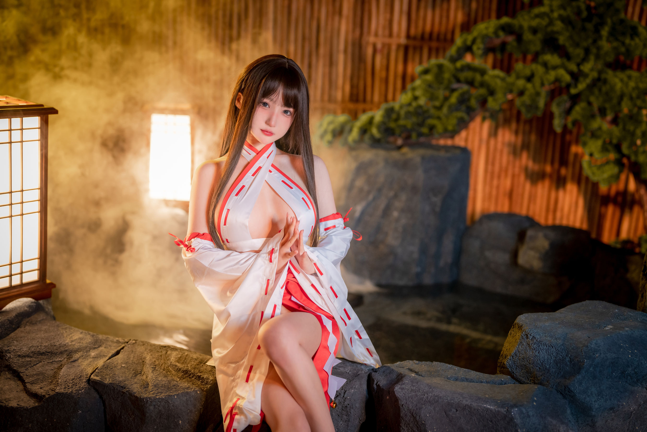 桜井宁宁 – 纯洁巫女 Cosplay-第58张