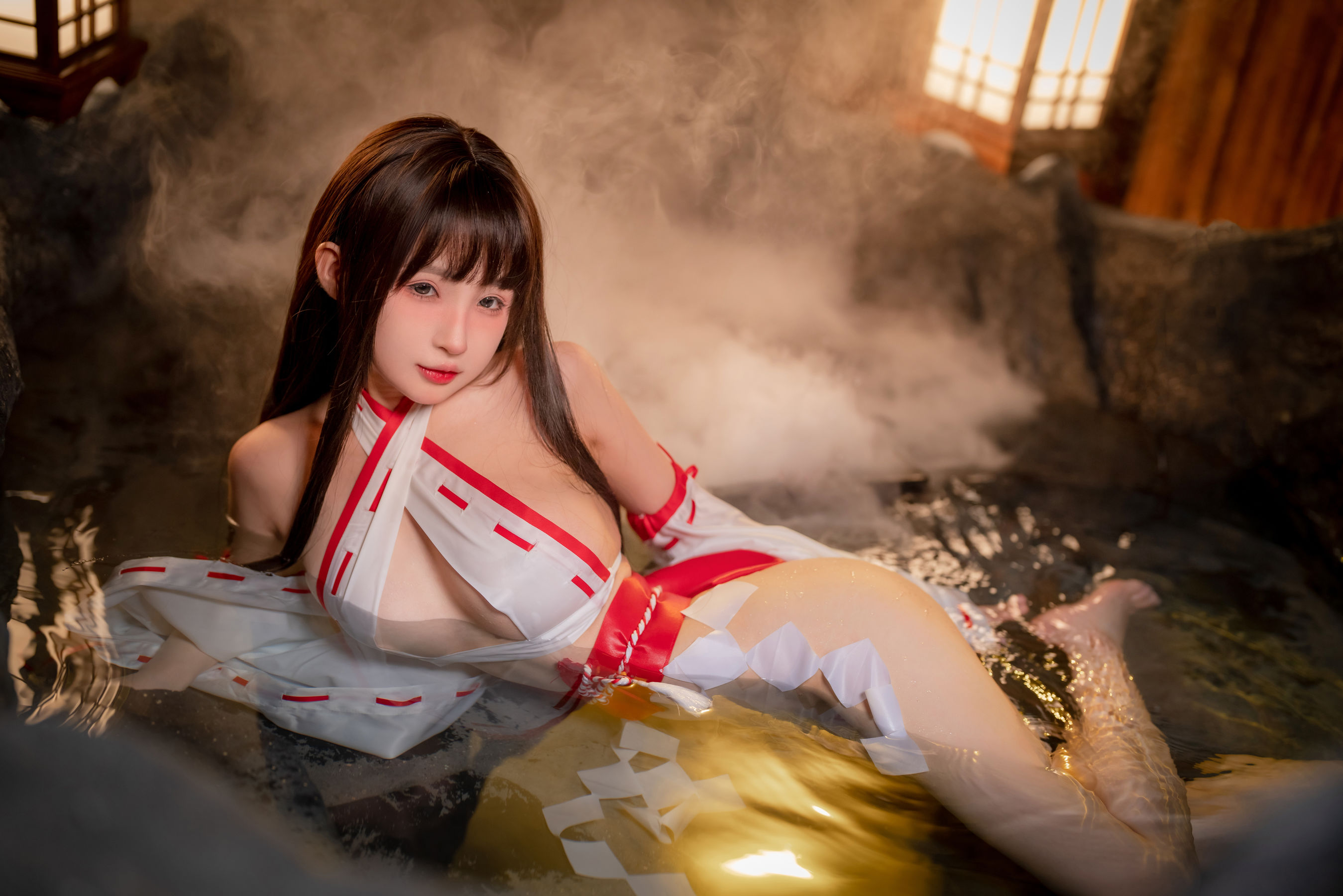 桜井宁宁 – 纯洁巫女 Cosplay-第39张