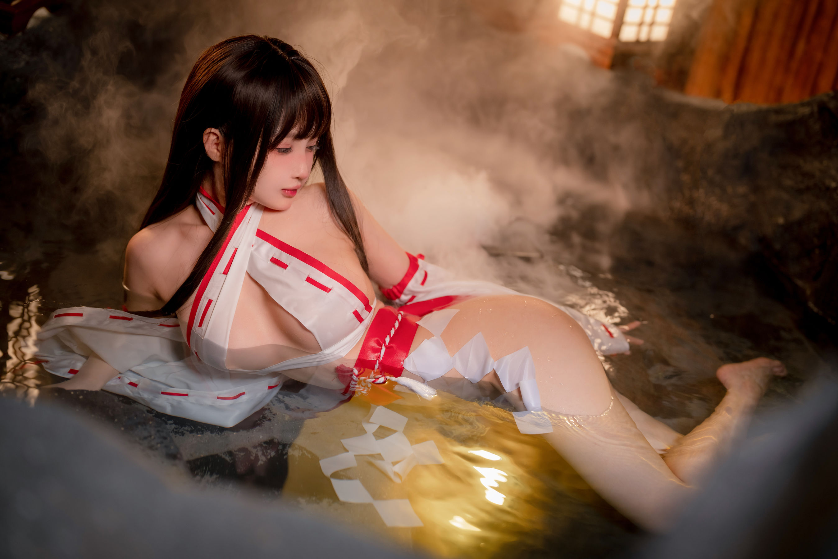 桜井宁宁 – 纯洁巫女 Cosplay-第40张