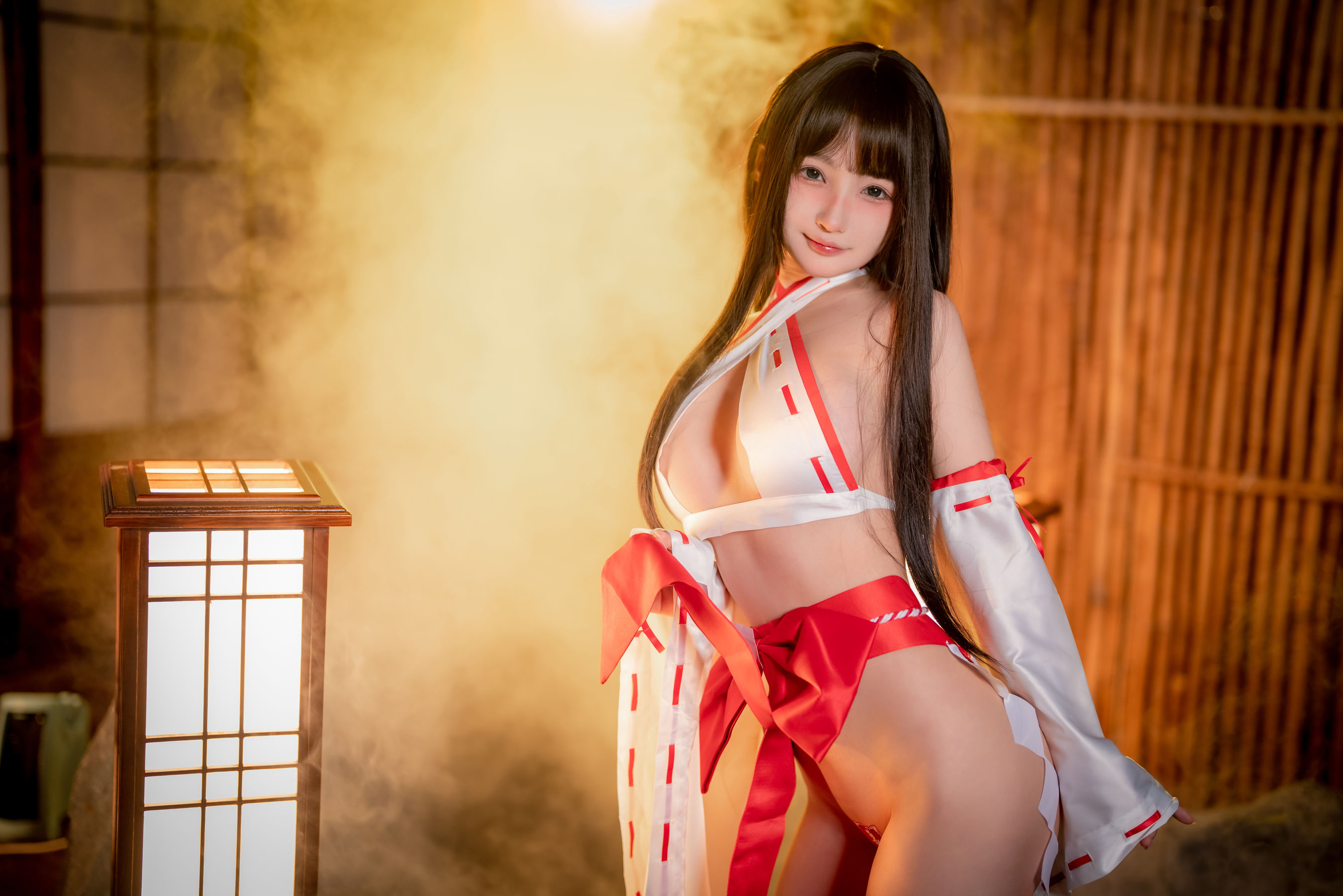 桜井宁宁 – 纯洁巫女 Cosplay-第37张