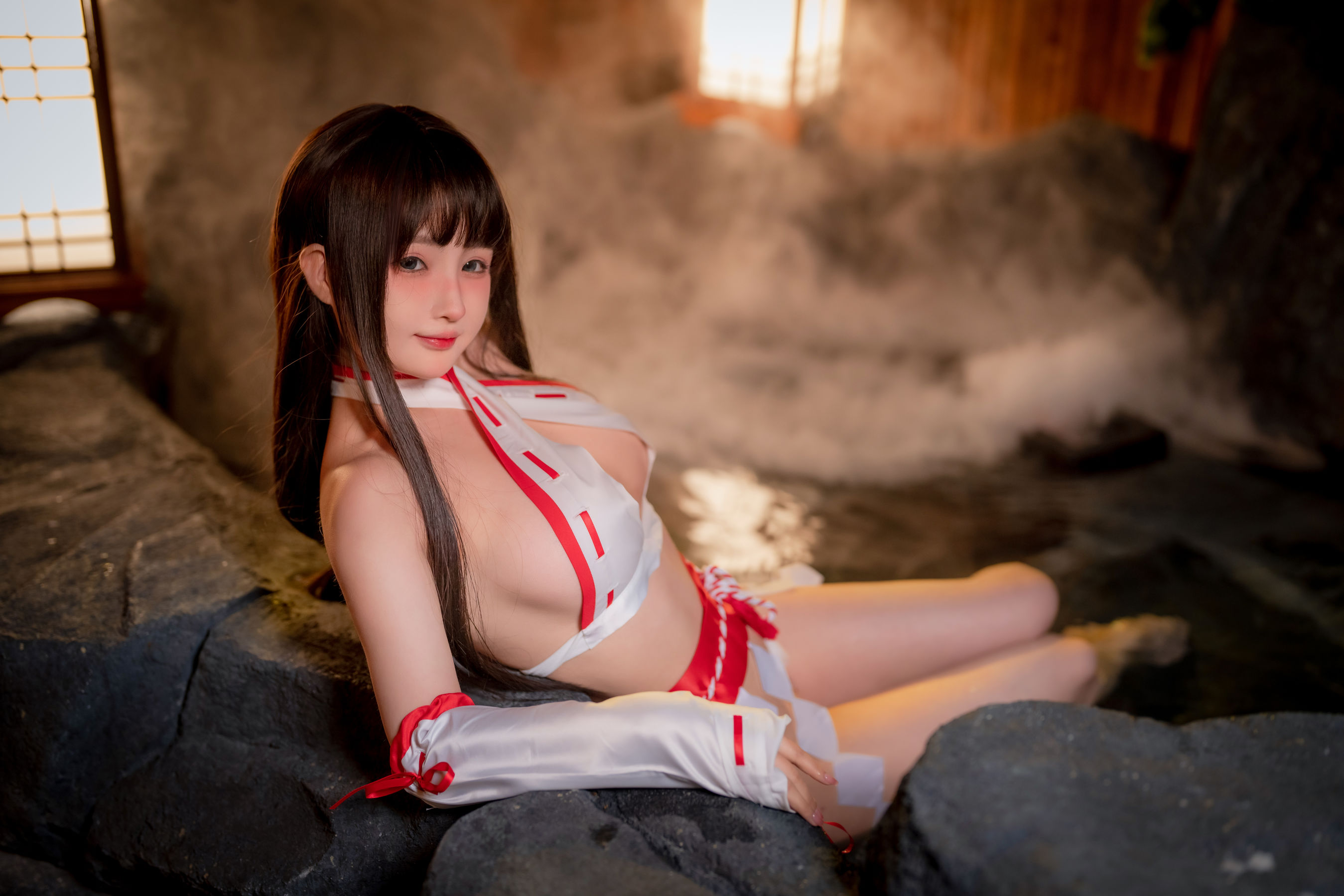 桜井宁宁 – 纯洁巫女 Cosplay-第47张
