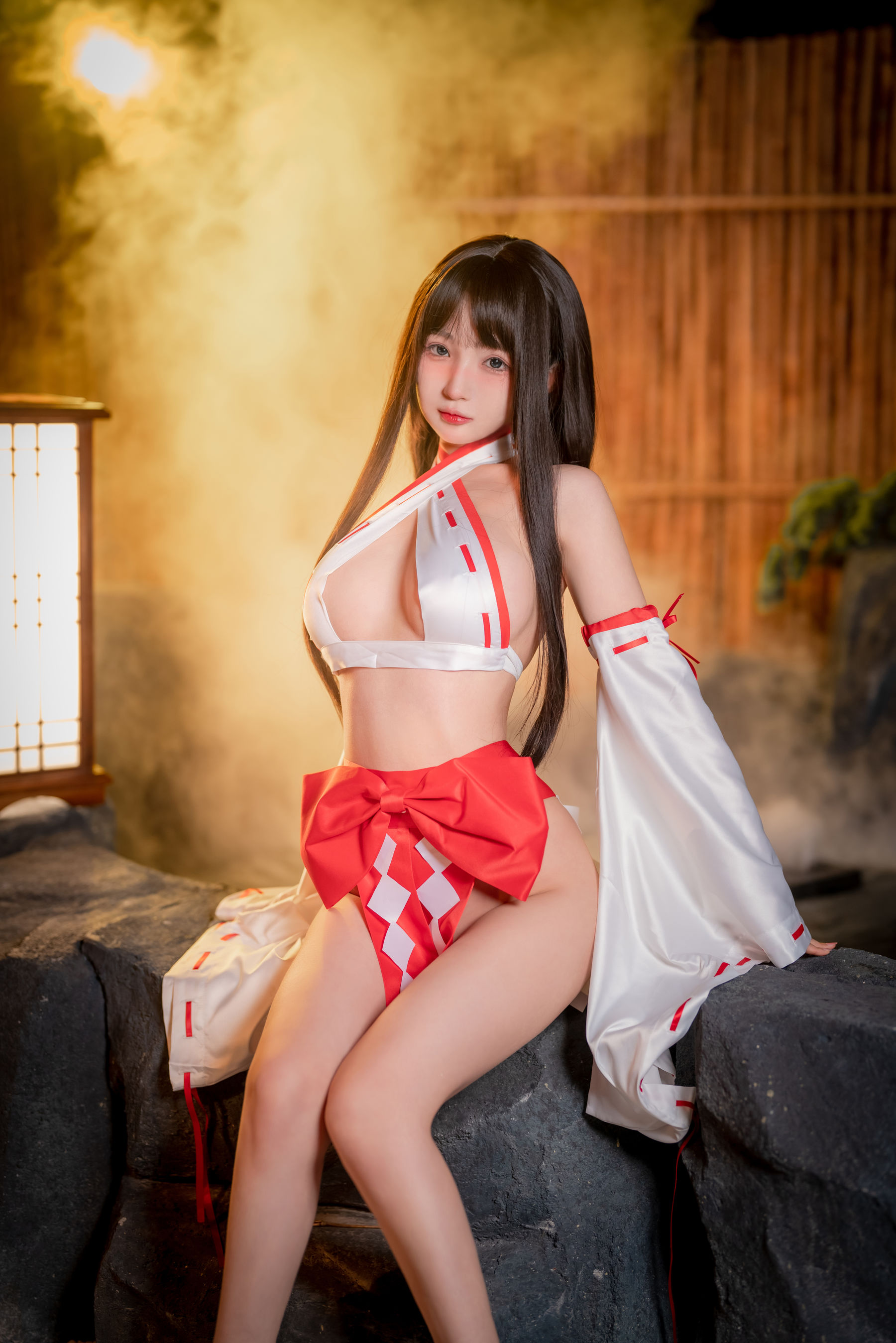 桜井宁宁 – 纯洁巫女 Cosplay-第60张