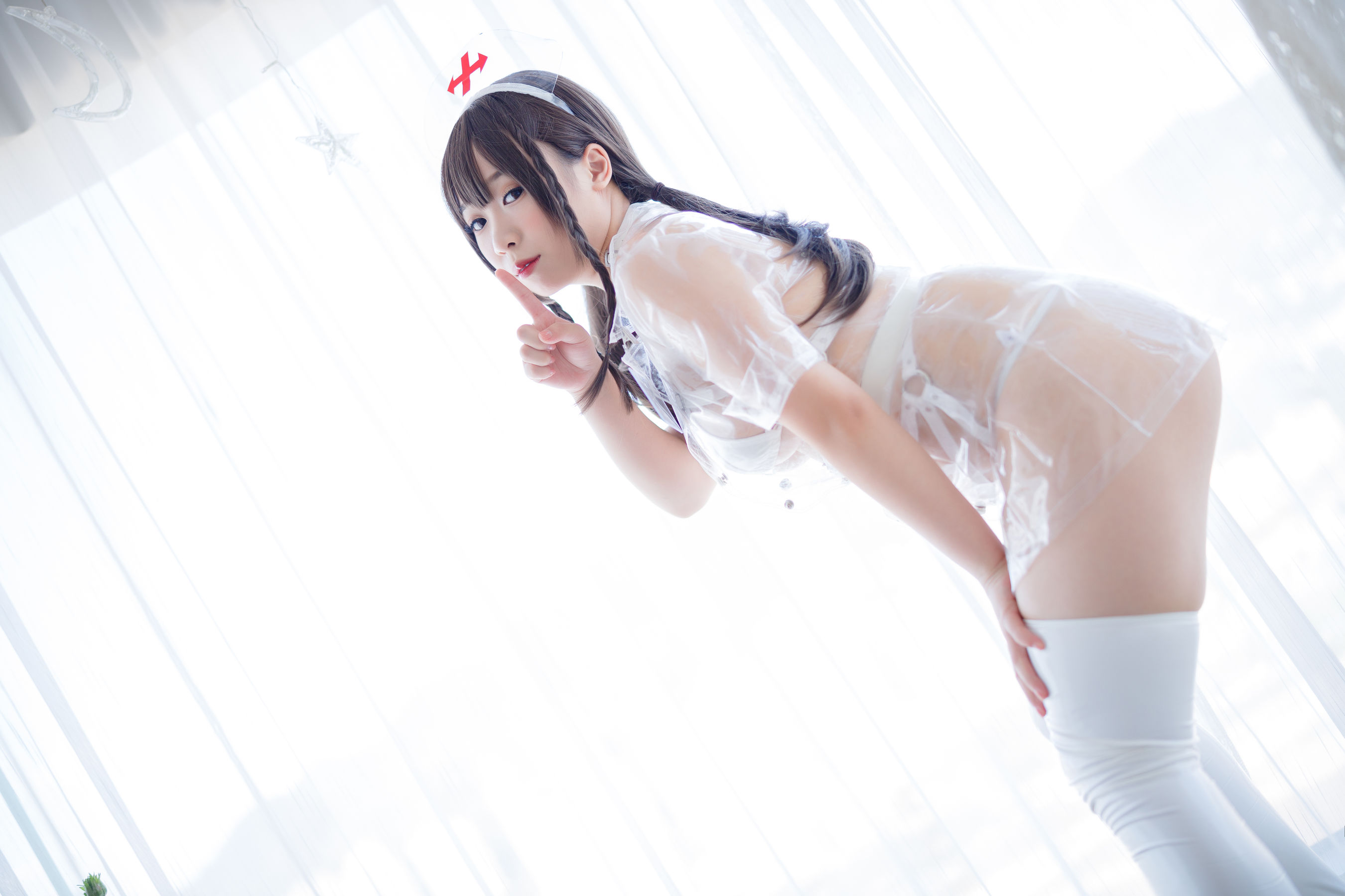 胡桃猫Kurumineko – 透明护士 Cosplay-第46张