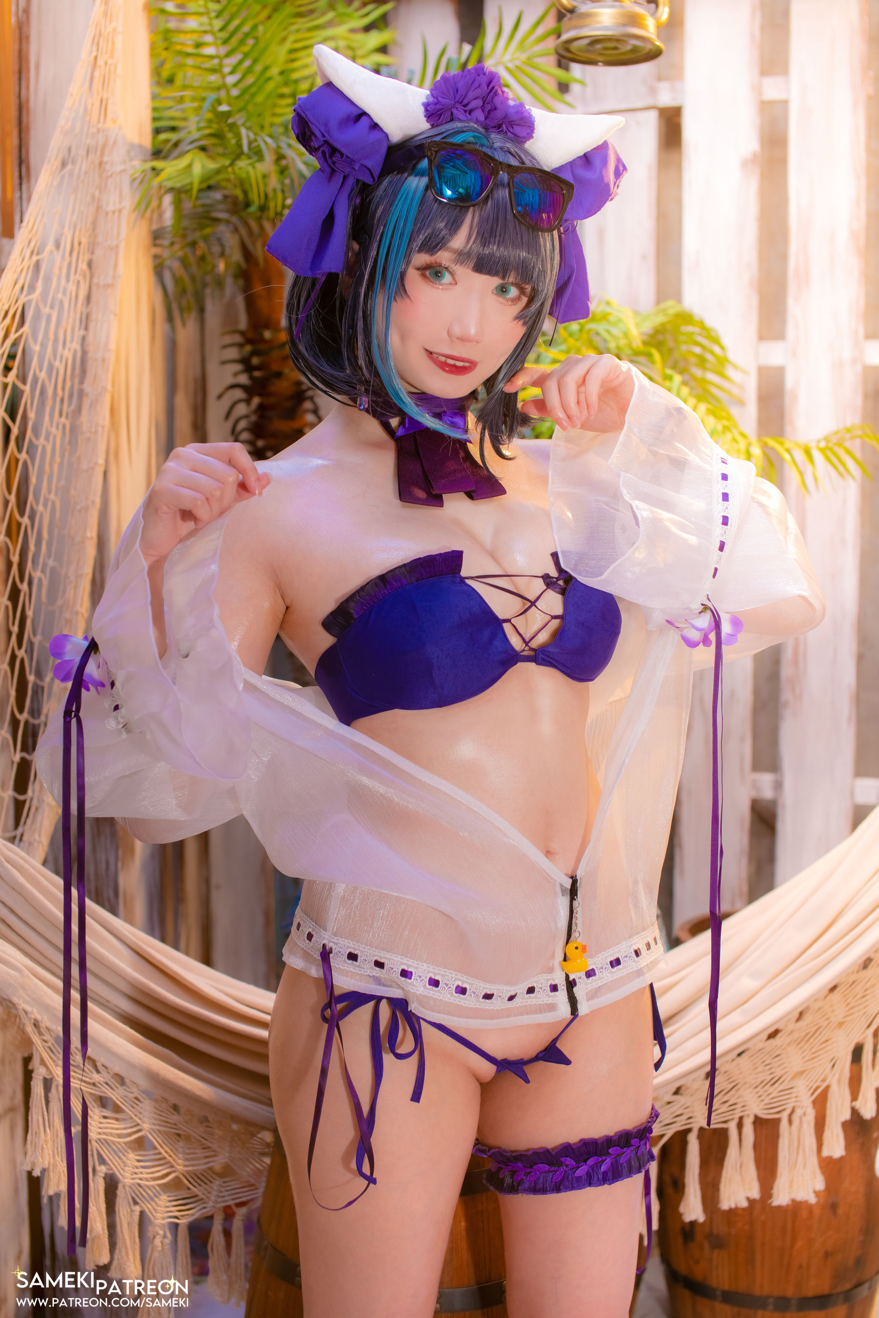 Sameki – 柴郡 泳装 Cosplay-第33张