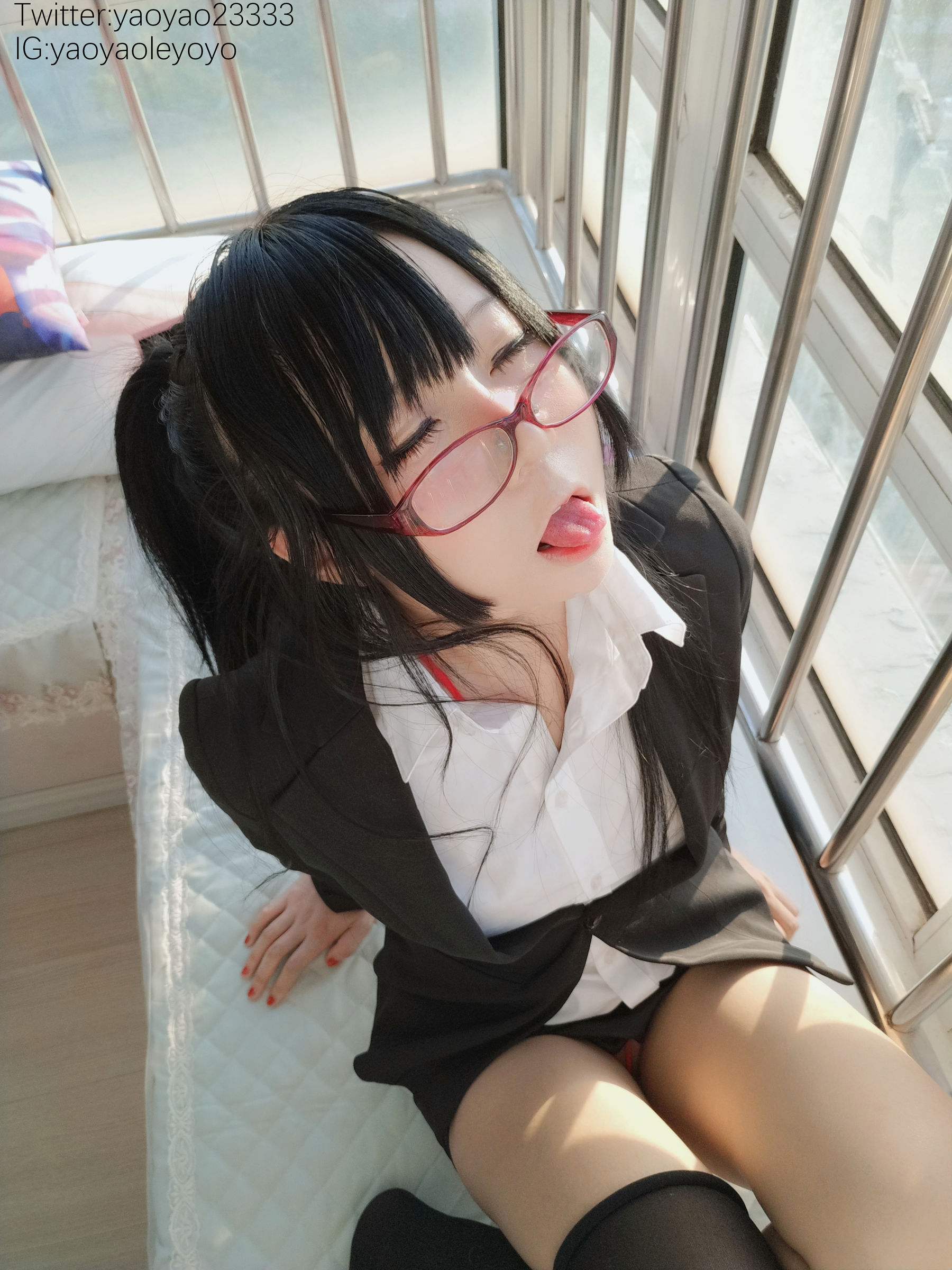 萌妹子Coser摇摇乐yoyo – 补习老师 Cosplay-第95张