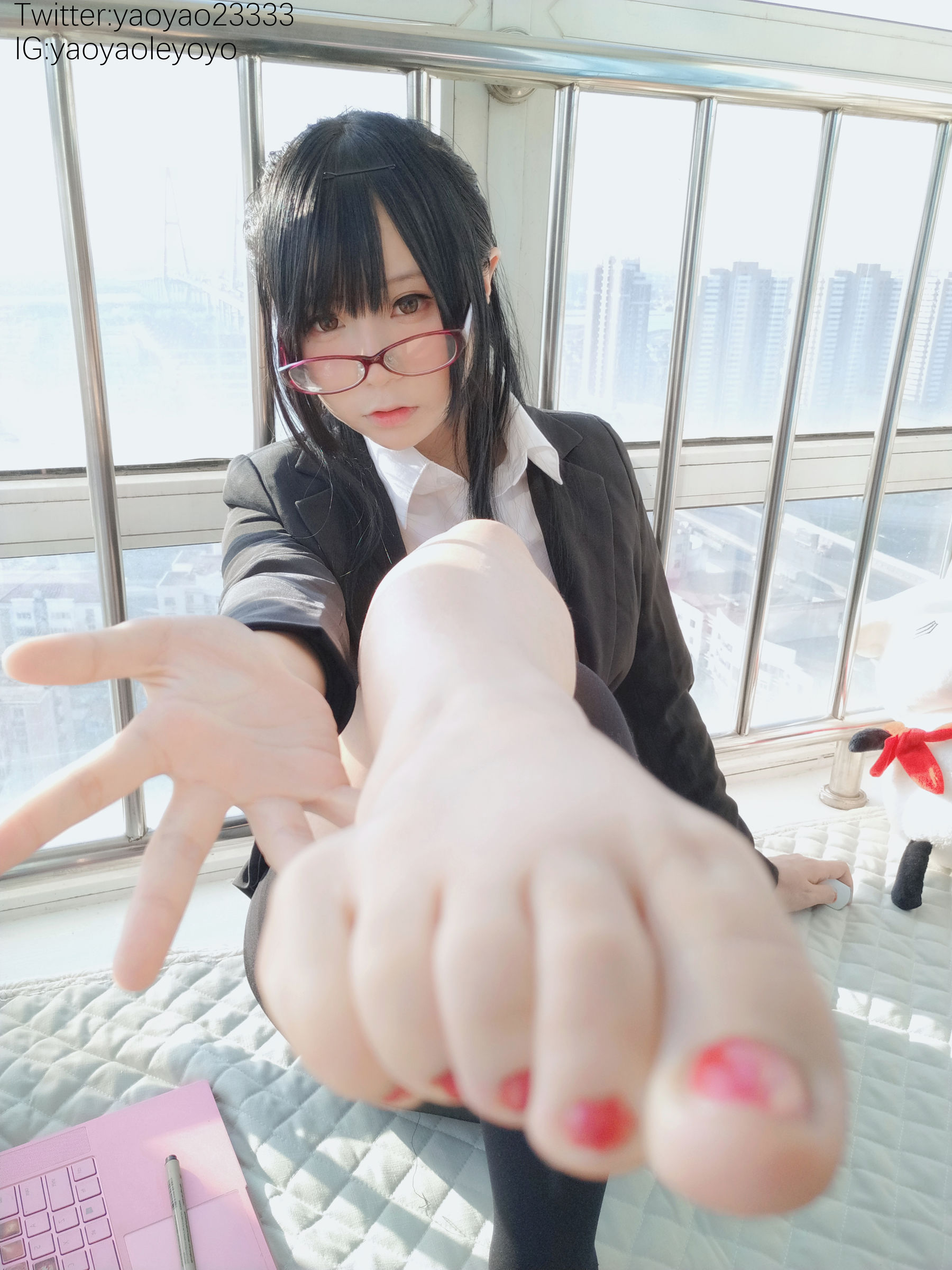 萌妹子Coser摇摇乐yoyo – 补习老师 Cosplay-第33张