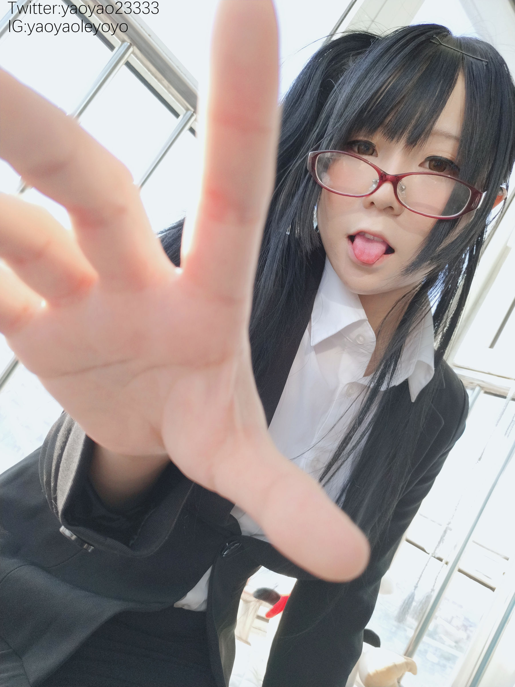 萌妹子Coser摇摇乐yoyo – 补习老师 Cosplay-第46张