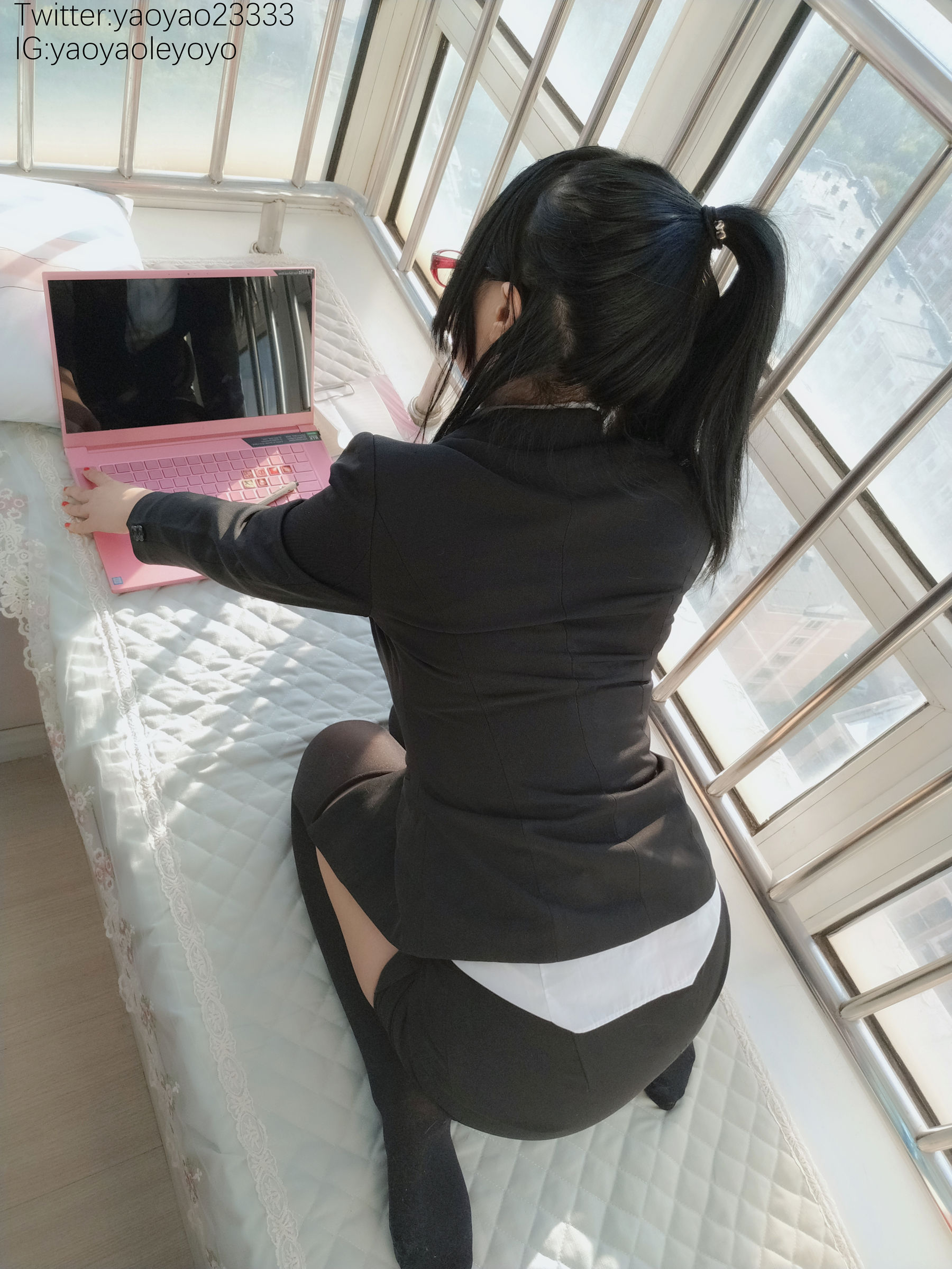 萌妹子Coser摇摇乐yoyo – 补习老师 Cosplay-第75张