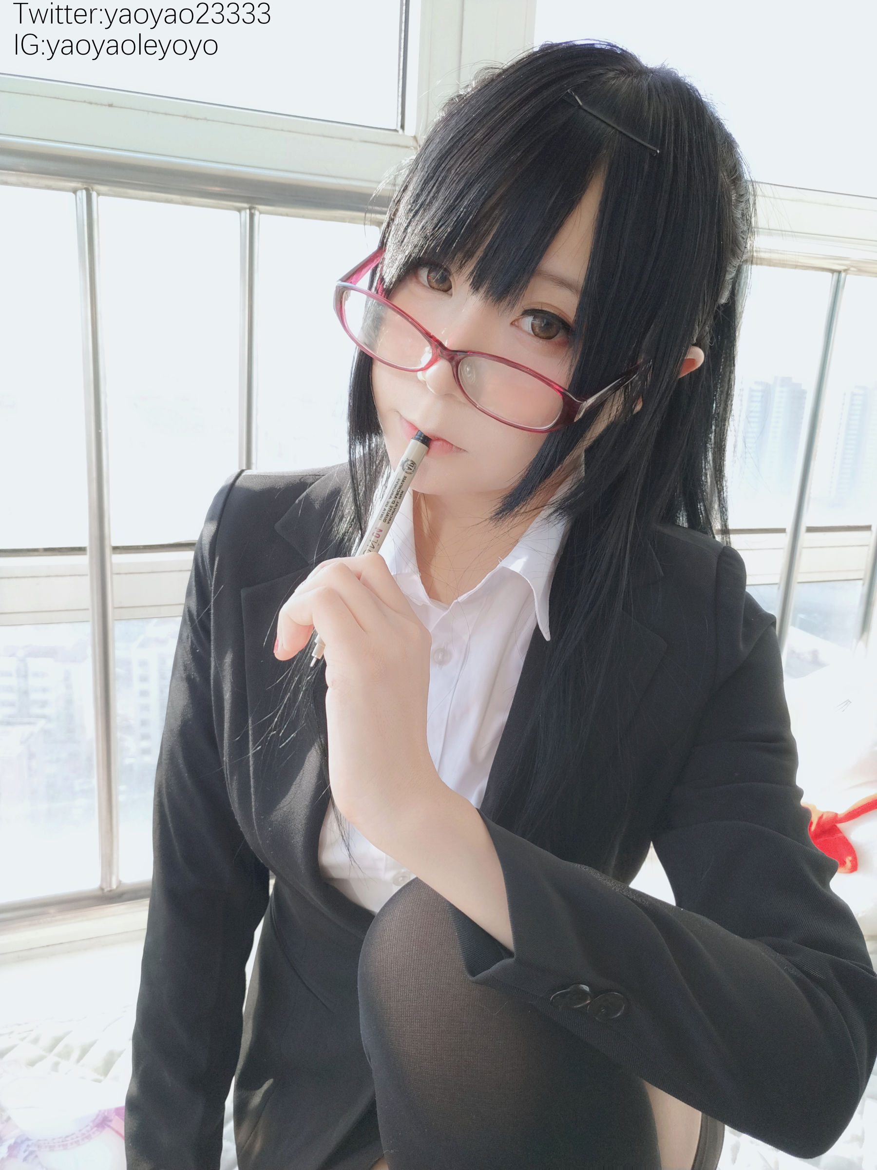 萌妹子Coser摇摇乐yoyo – 补习老师 Cosplay-第101张