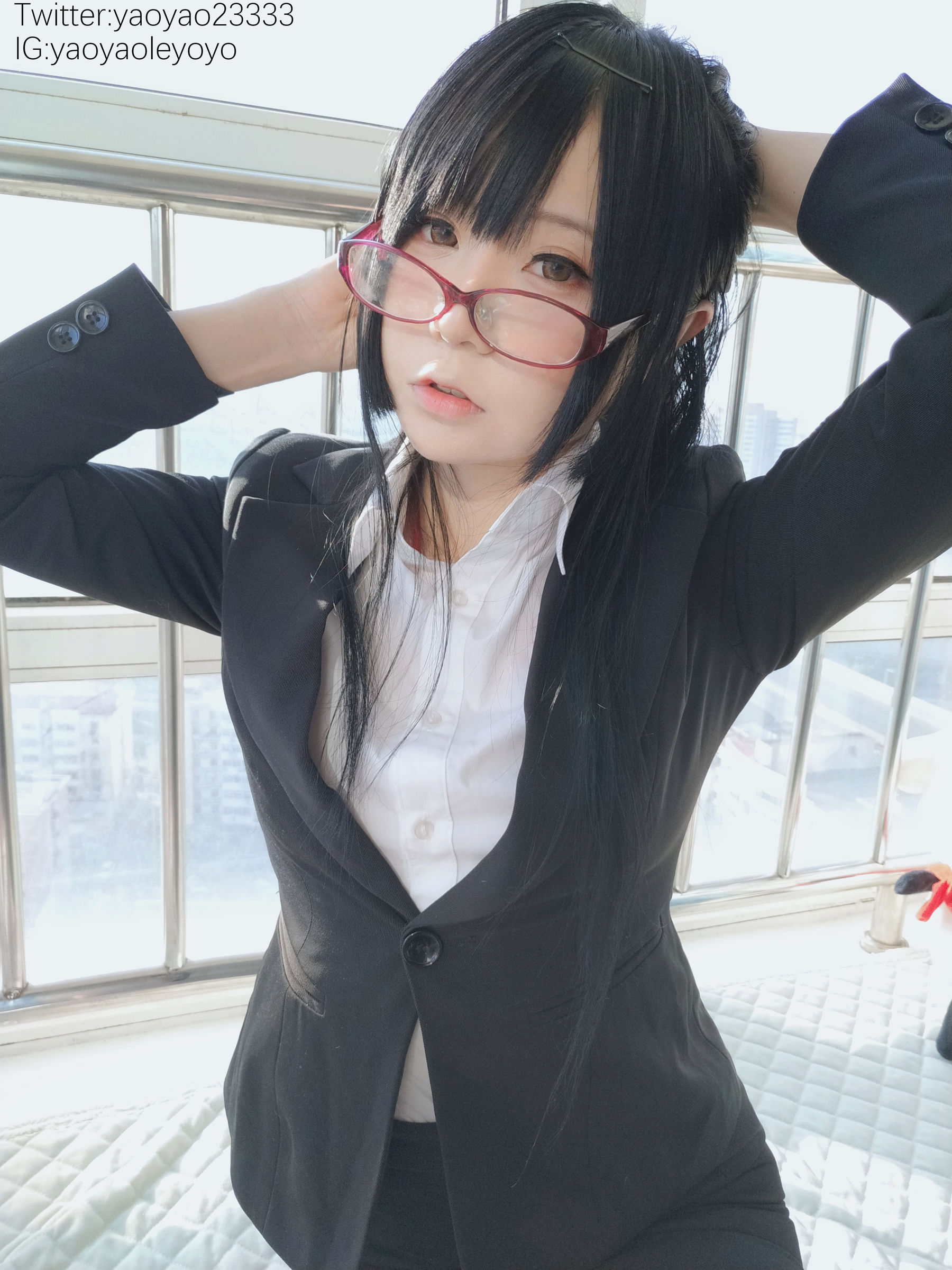 萌妹子Coser摇摇乐yoyo – 补习老师 Cosplay-第99张