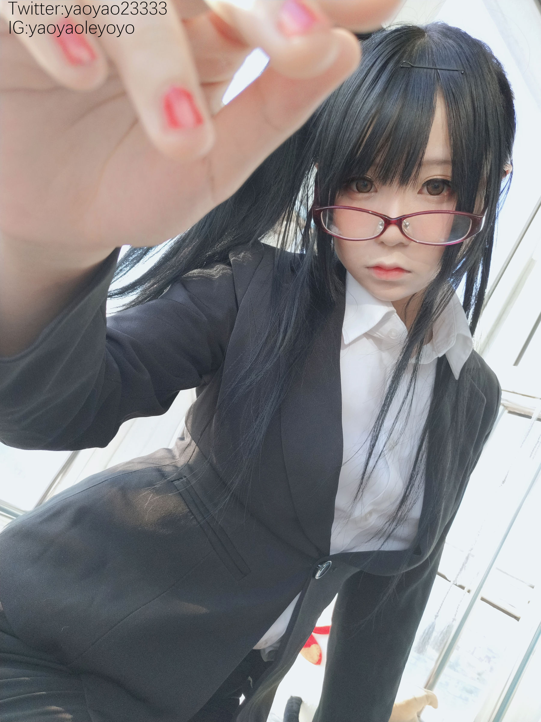 萌妹子Coser摇摇乐yoyo – 补习老师 Cosplay-第42张