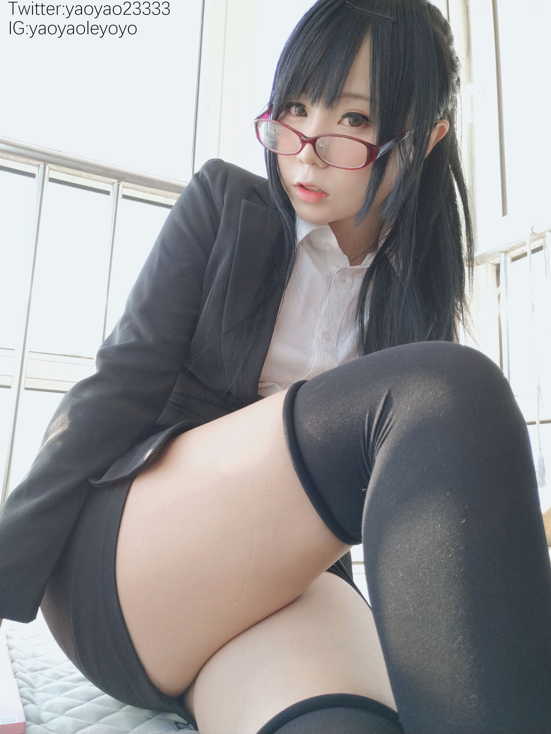 萌妹子Coser摇摇乐yoyo – 补习老师 Cosplay-第61张