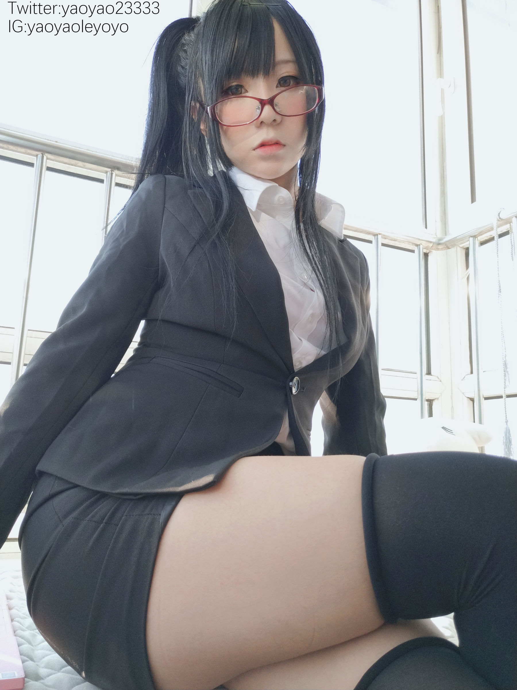 萌妹子Coser摇摇乐yoyo – 补习老师 Cosplay-第58张