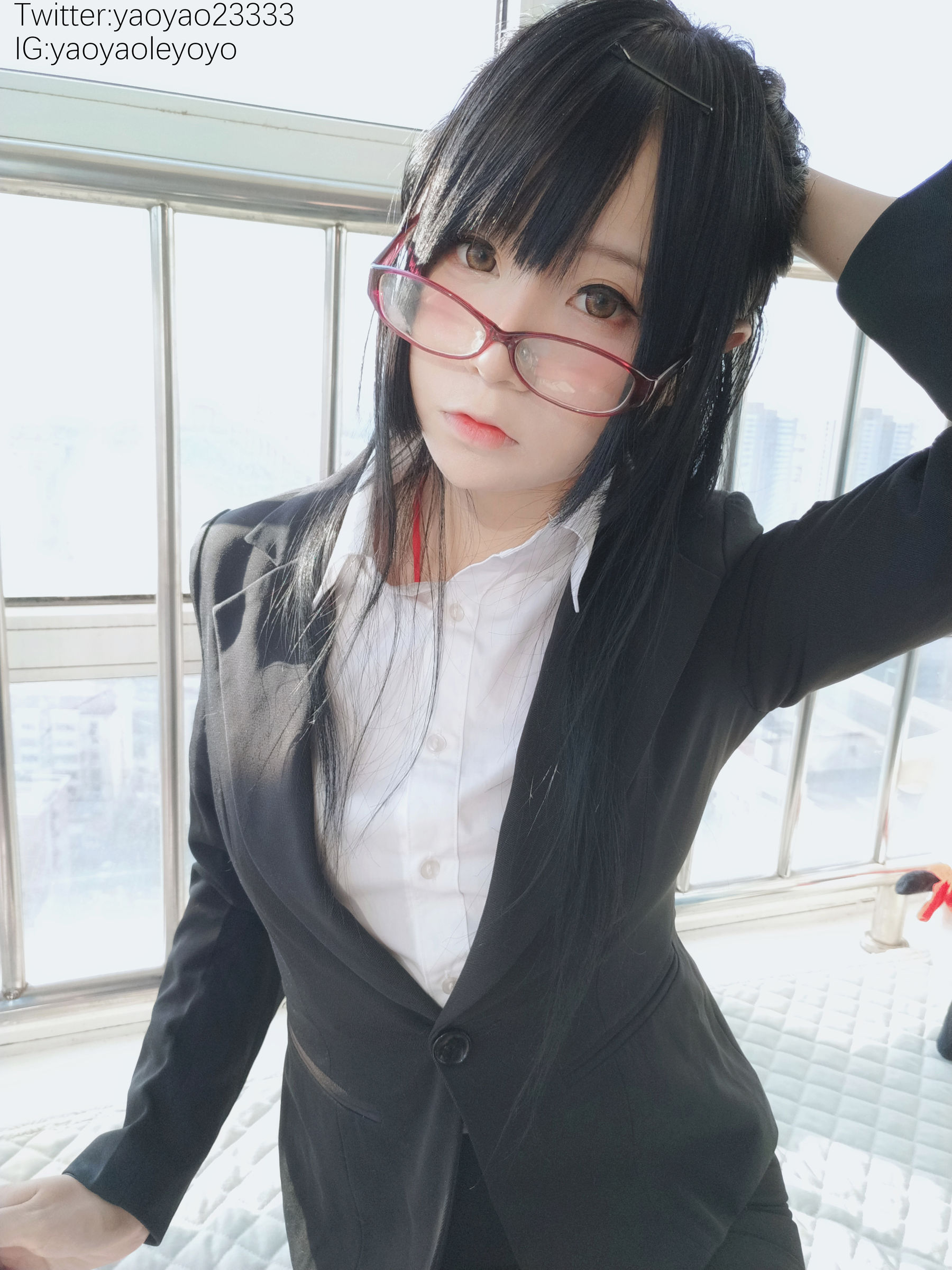 萌妹子Coser摇摇乐yoyo – 补习老师 Cosplay-第97张