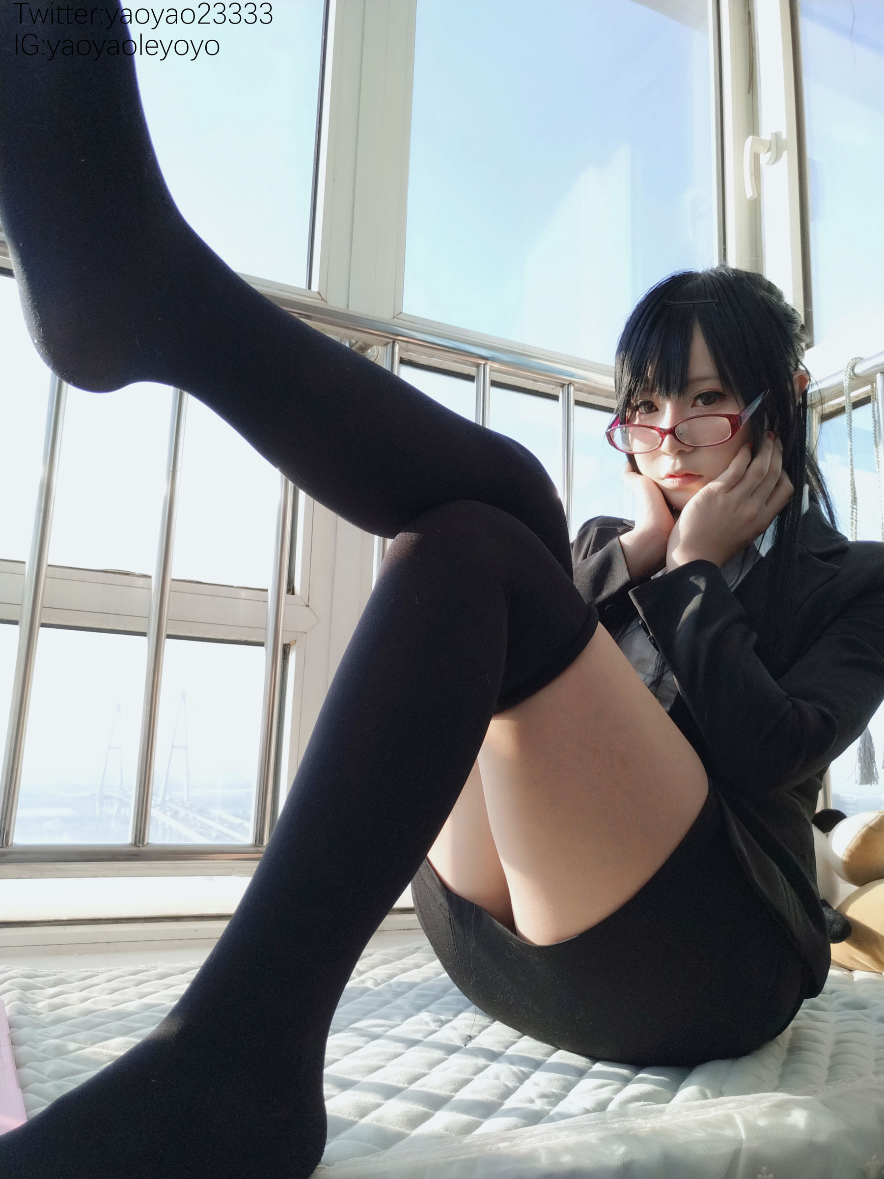 萌妹子Coser摇摇乐yoyo – 补习老师 Cosplay-第67张