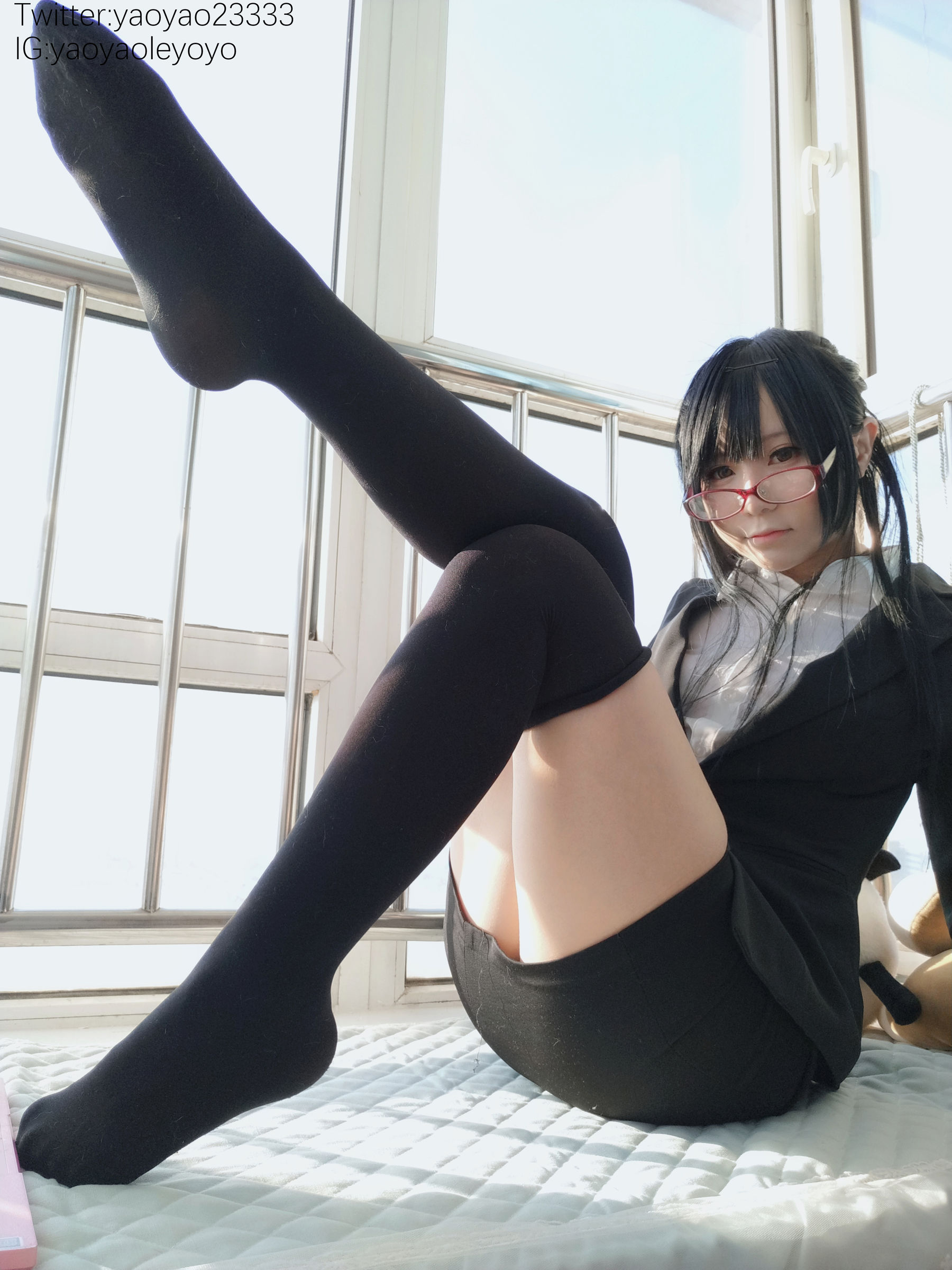 萌妹子Coser摇摇乐yoyo – 补习老师 Cosplay-第68张