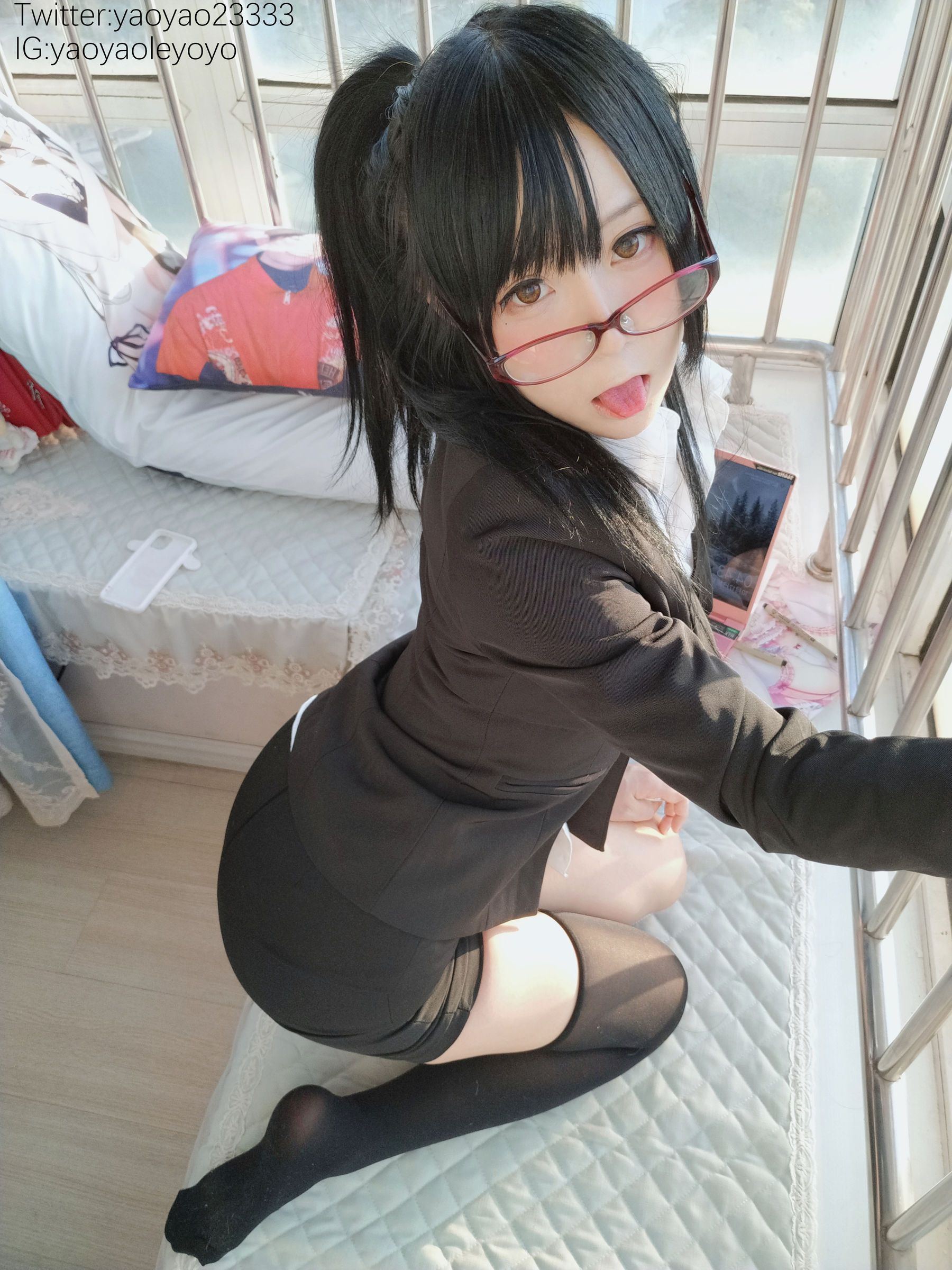 萌妹子Coser摇摇乐yoyo – 补习老师 Cosplay-第81张